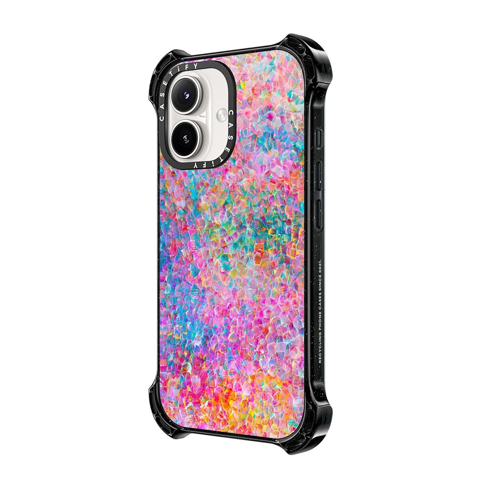 Foto 7 pulgar | Funda De Teléfono Casetify Bounce Para Iphone 16 A Prueba De Golpes, Negra - Venta Internacional.