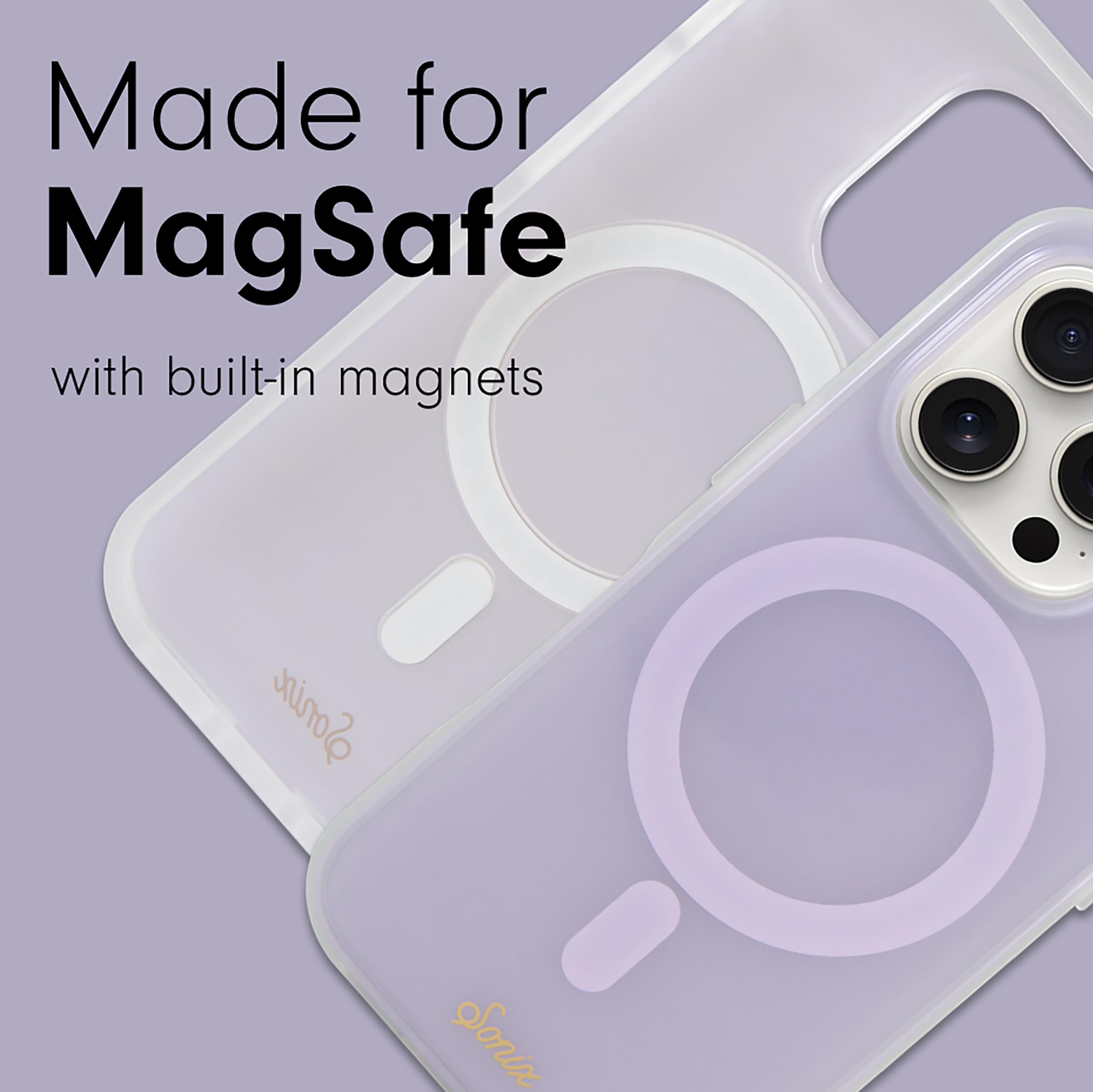 Foto 4 pulgar | Funda De Teléfono Sonix Para Iphone 16 Pro Max Con Magsafe Jelly Lavender - Venta Internacional.