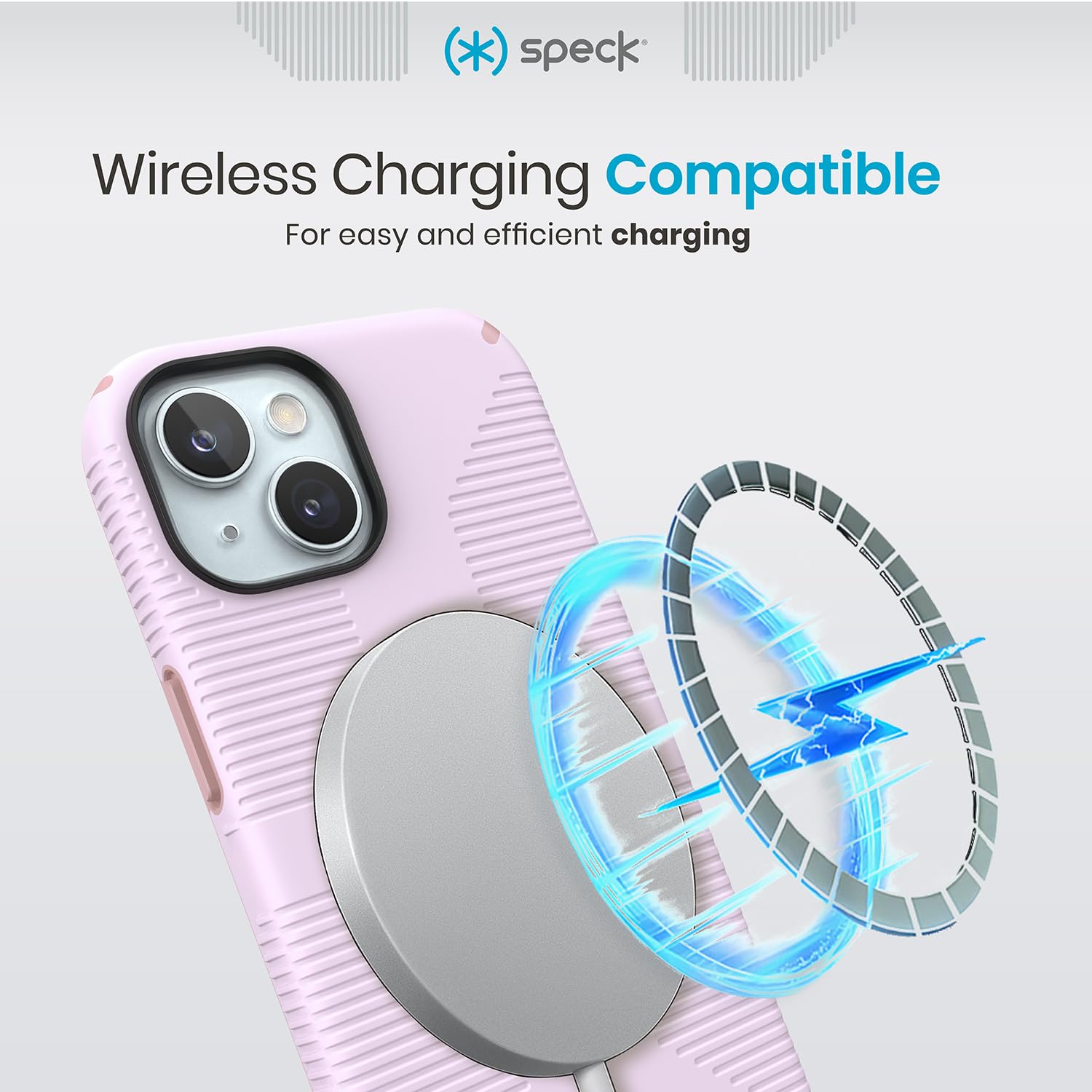 Foto 5 pulgar | Funda De Teléfono Speck Magsafe Soft Lilac Para Iphone 15 Plus - Venta Internacional.