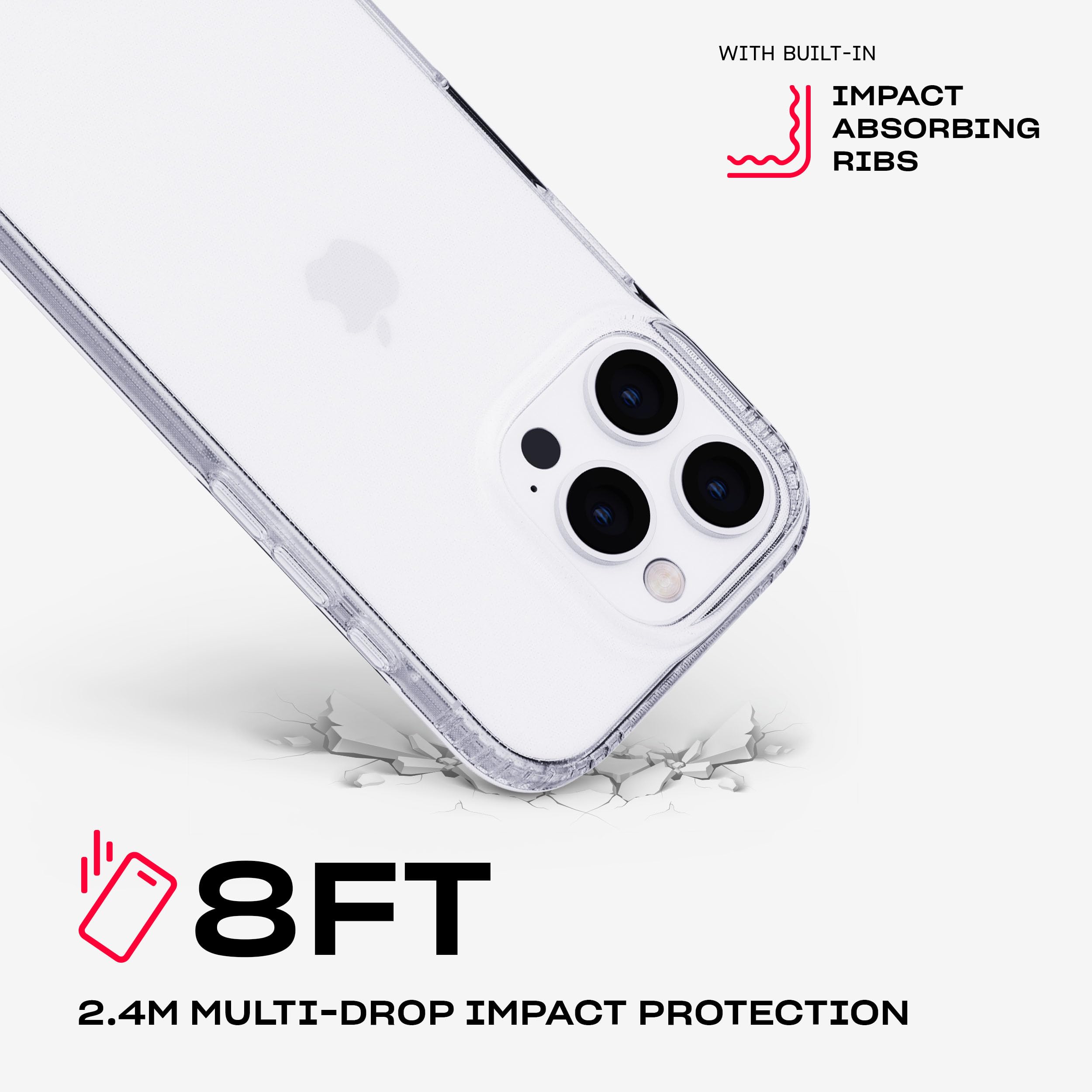 Foto 4 pulgar | Protección Contra Impactos Case Tech21 Evolite Para Iphone 16 Pro - Venta Internacional.