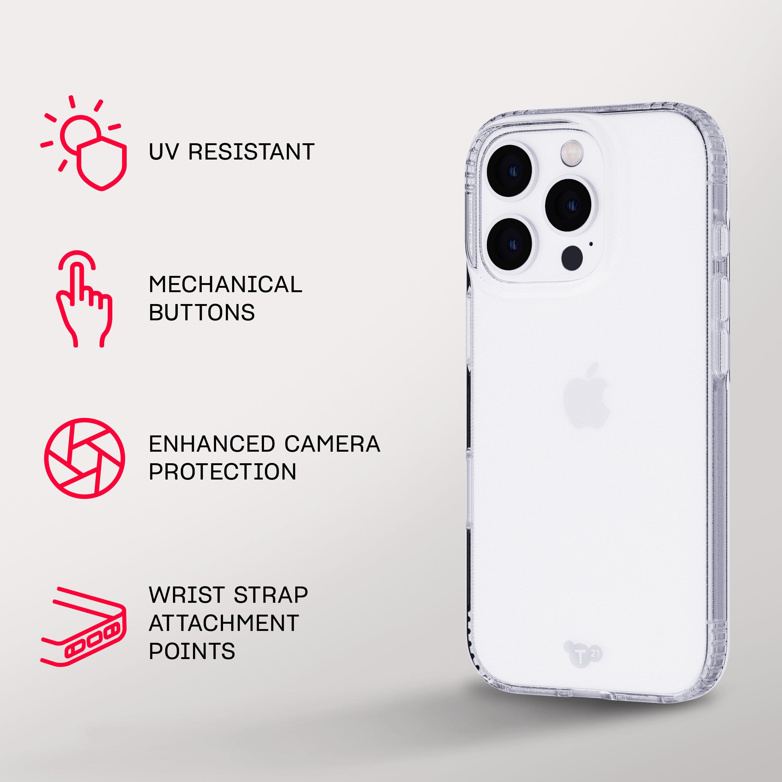 Foto 5 pulgar | Protección Contra Impactos Case Tech21 Evolite Para Iphone 16 Pro - Venta Internacional.