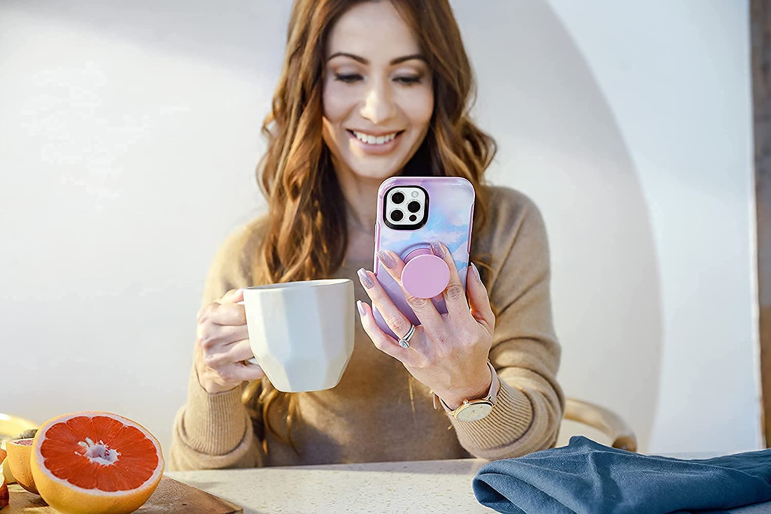 Foto 8 pulgar | Funda De Teléfono Otterbox + Pop Symmetry Series Para Iphone 12 Y 12 Pro - Venta Internacional.
