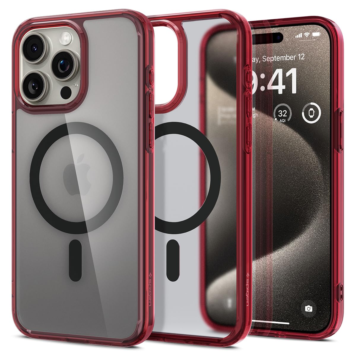 Foto 2 pulgar | Funda Para Teléfono Spigen Ultra Hybrid Magfit Iphone 15 Pro Max - Venta Internacional.