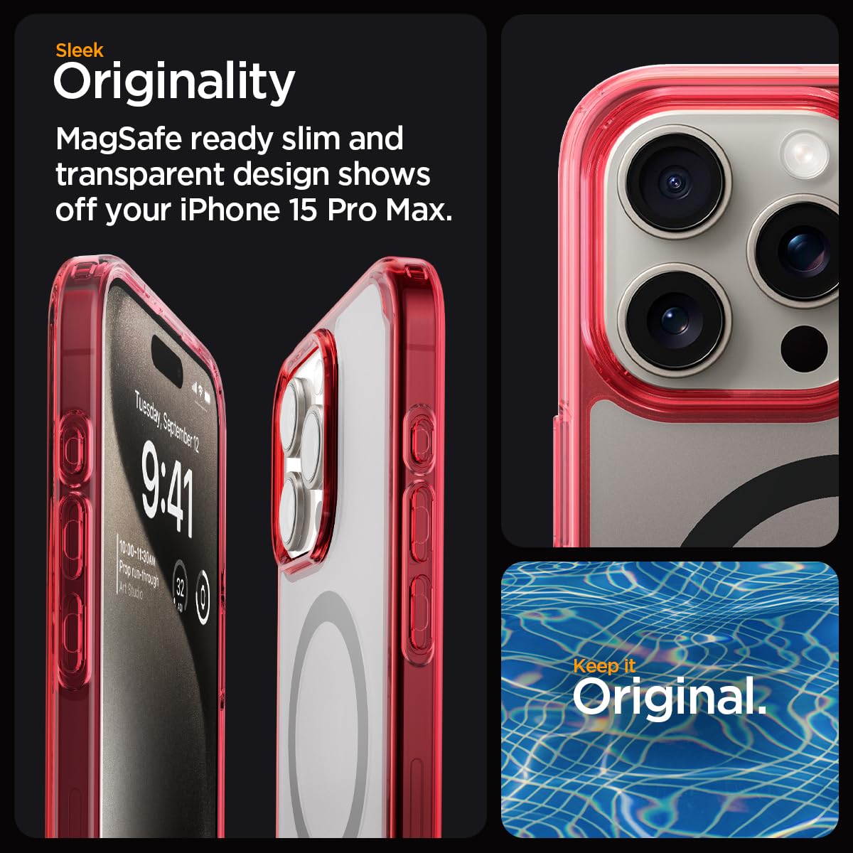 Foto 4 pulgar | Funda Para Teléfono Spigen Ultra Hybrid Magfit Iphone 15 Pro Max - Venta Internacional.
