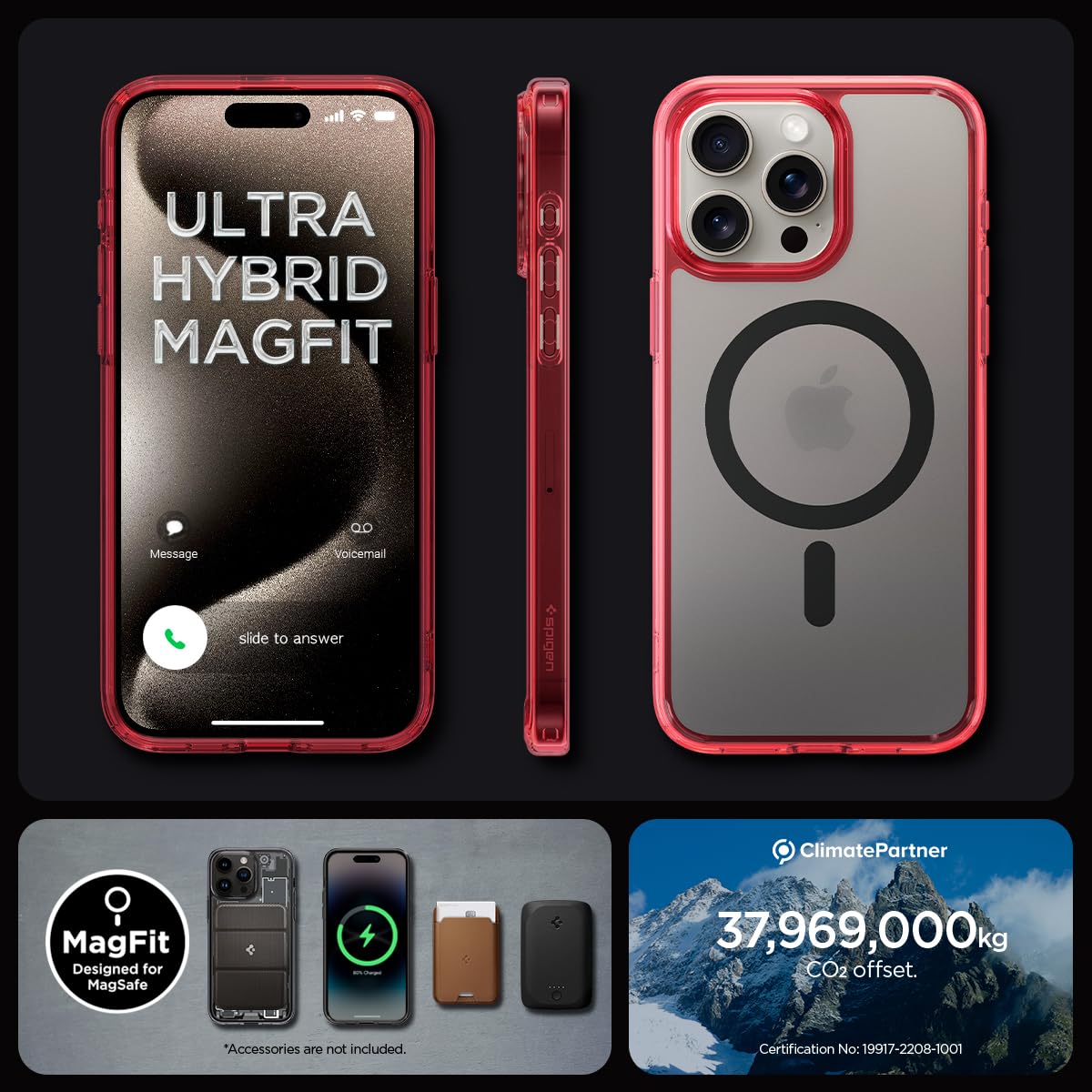Foto 8 pulgar | Funda Para Teléfono Spigen Ultra Hybrid Magfit Iphone 15 Pro Max - Venta Internacional.