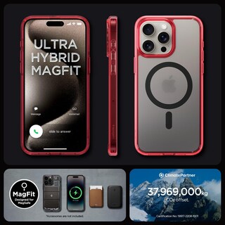 Foto 7 | Funda Para Teléfono Spigen Ultra Hybrid Magfit Iphone 15 Pro Max - Venta Internacional.