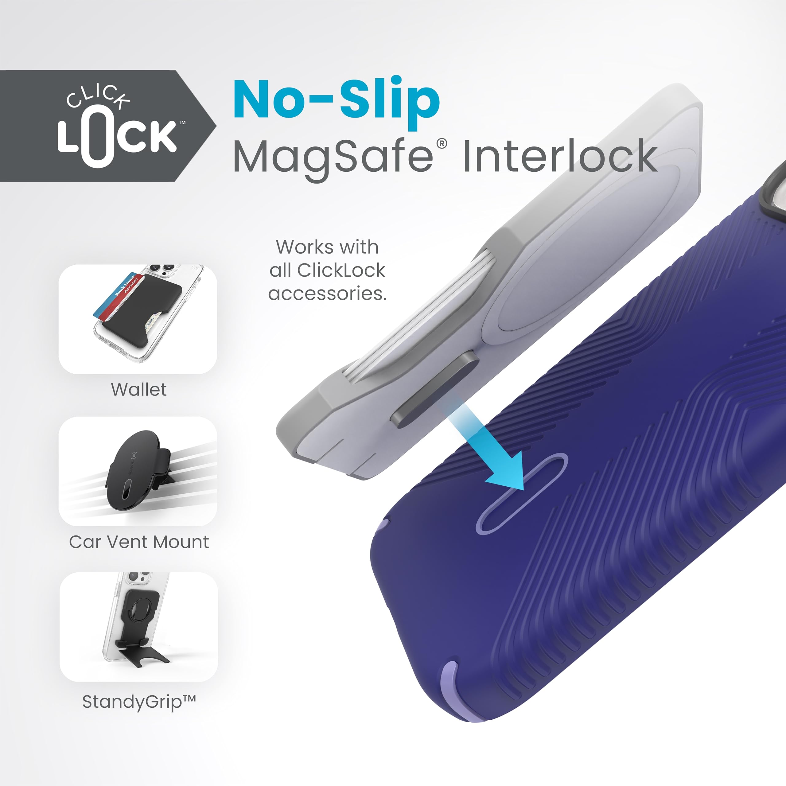 Foto 5 pulgar | Funda Para Teléfono Speck Magsafe Drop & Camera Protect Para Iphone 15, Azul - Venta Internacional.
