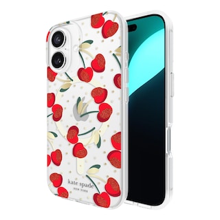 Foto 1 | Funda De Teléfono Kate Spade New York Para Iphone 16 Cherry Dot Gems - Venta Internacional.