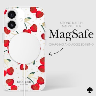 Foto 6 | Funda De Teléfono Kate Spade New York Para Iphone 16 Cherry Dot Gems - Venta Internacional.