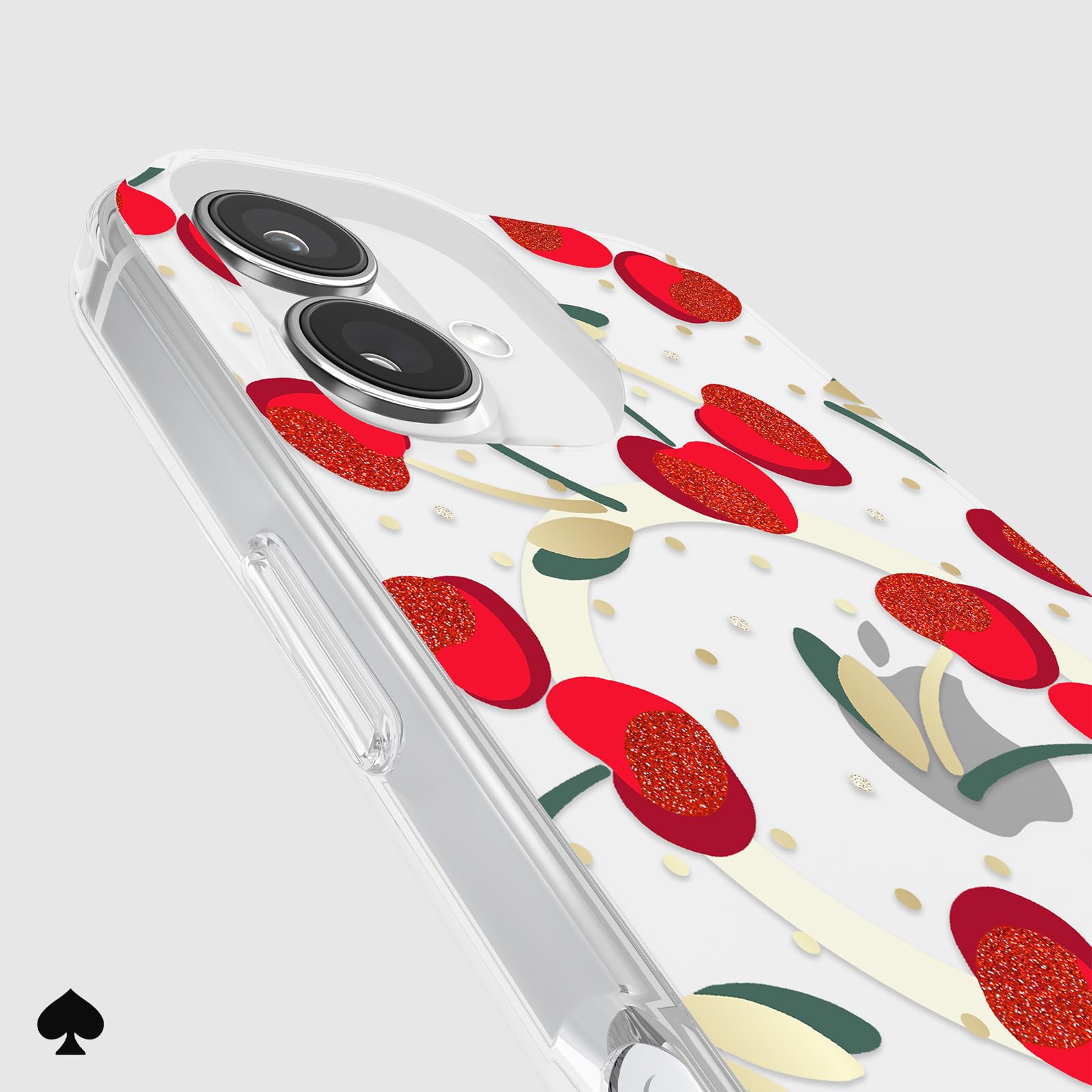 Foto 8 pulgar | Funda De Teléfono Kate Spade New York Para Iphone 16 Cherry Dot Gems - Venta Internacional.