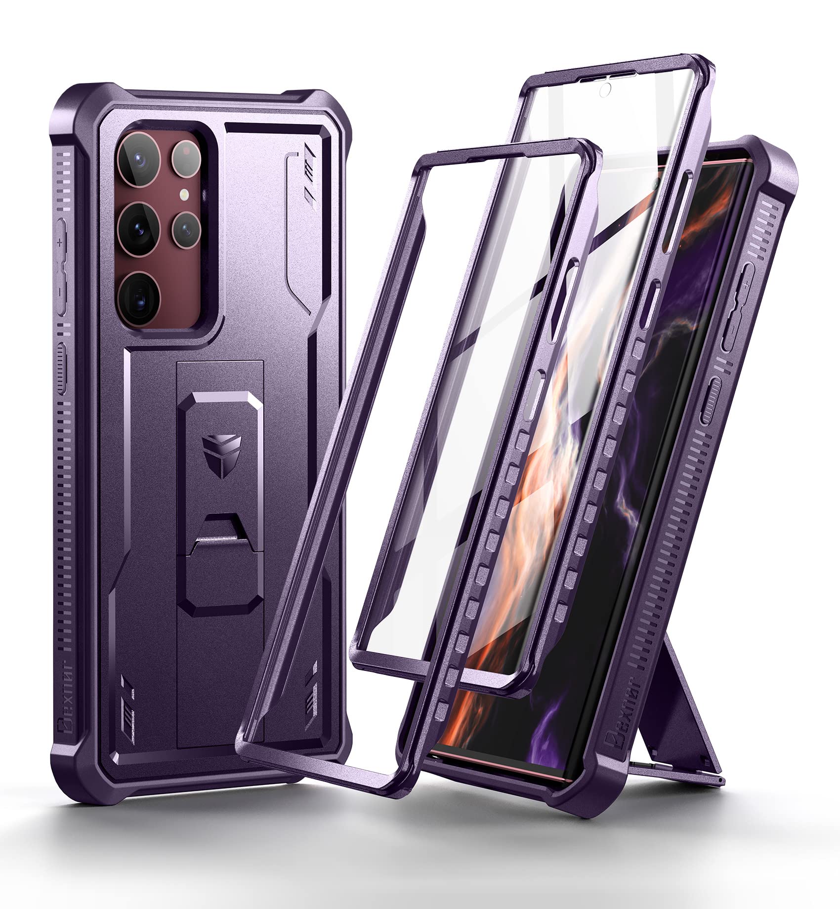 Foto 1 | Funda De Teléfono Dexnor De Cuerpo Completo Con Pantalla Para Galaxy S22 Ultra - Venta Internacional.