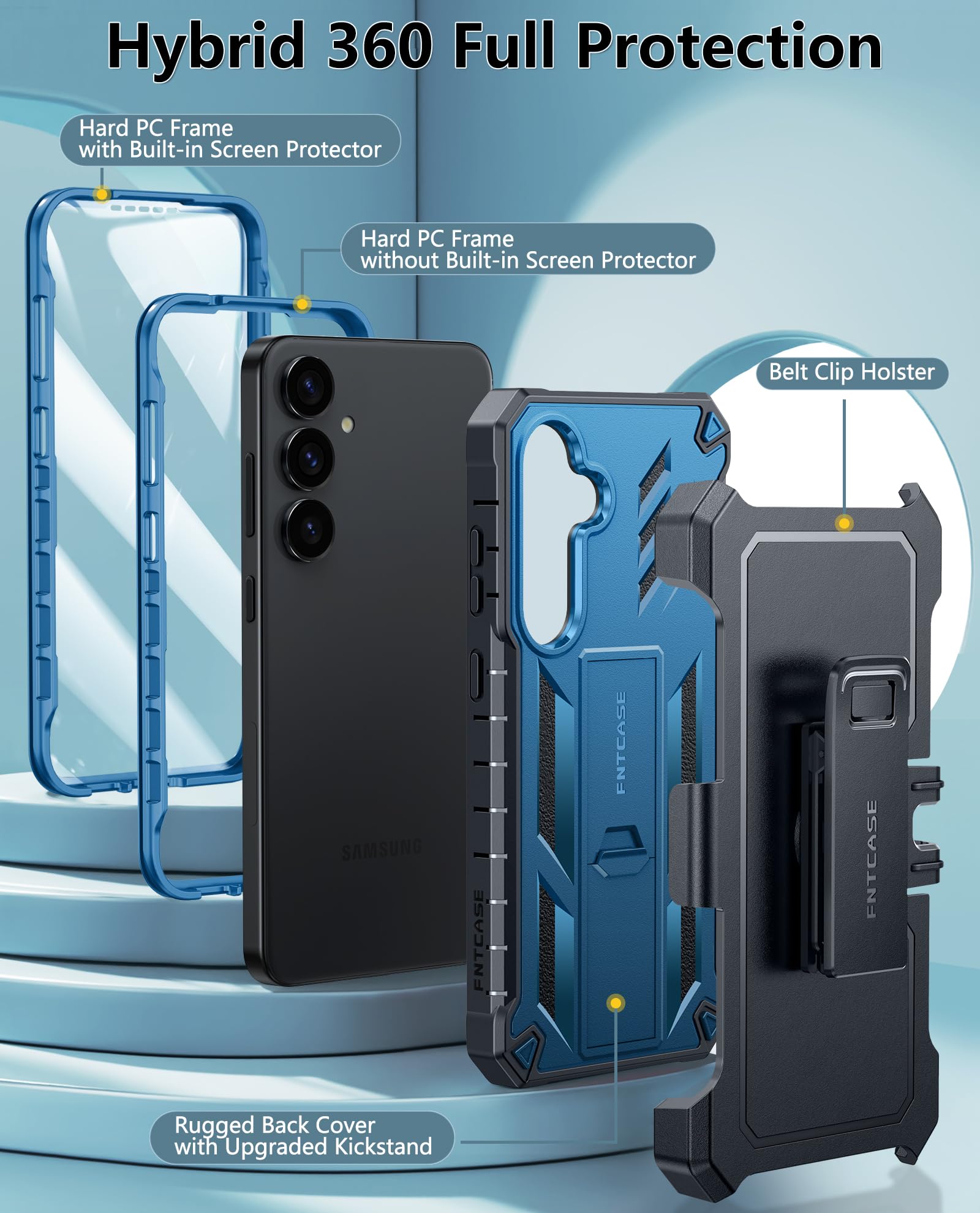 Foto 5 pulgar | Funda Fntcase Para Samsung Galaxy S24 Plus Con Protección Contra Caídas - Venta Internacional.
