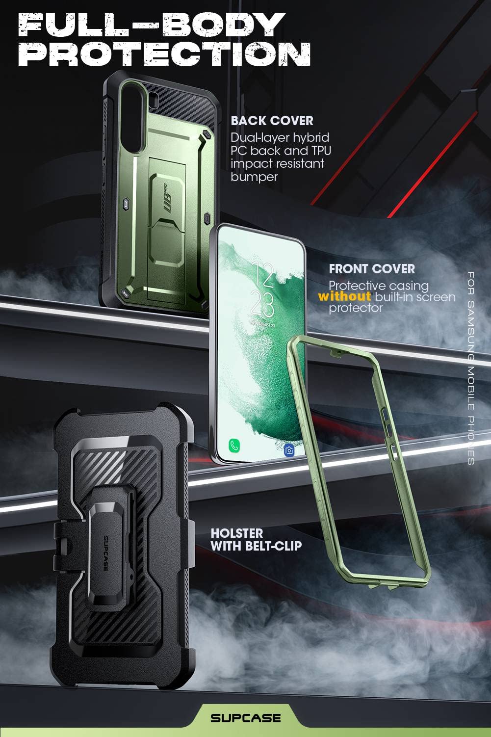 Foto 6 pulgar | Funda Para Teléfono Supcase Outdoor Samsung Galaxy S23+plus 5g - Venta Internacional.