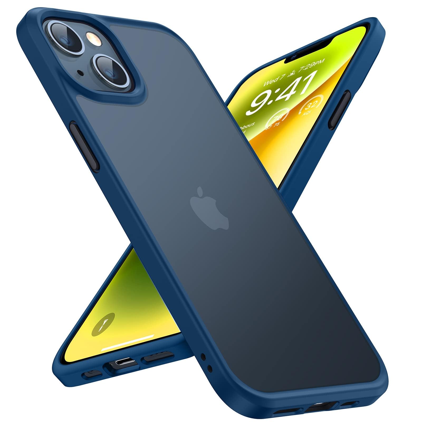 Foto 2 pulgar | Funda De Teléfono Torras Compatible Con Iphone 13/14, A Prueba De Golpes, Azul - Venta Internacional.