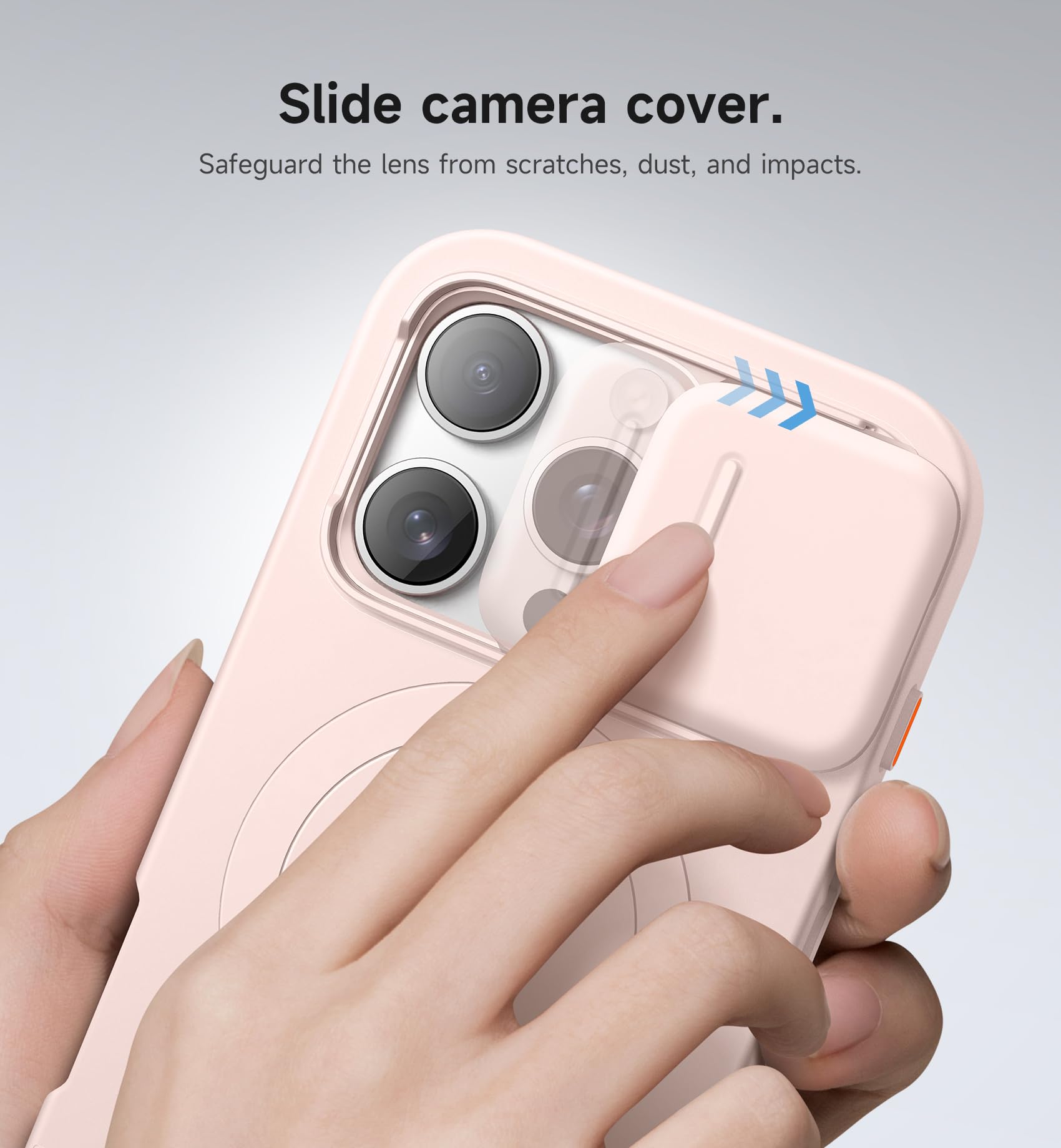 Foto 5 pulgar | Funda Suritch Para Iphone 16 Pro Con Cámara Deslizante, Color Rosa - Venta Internacional.