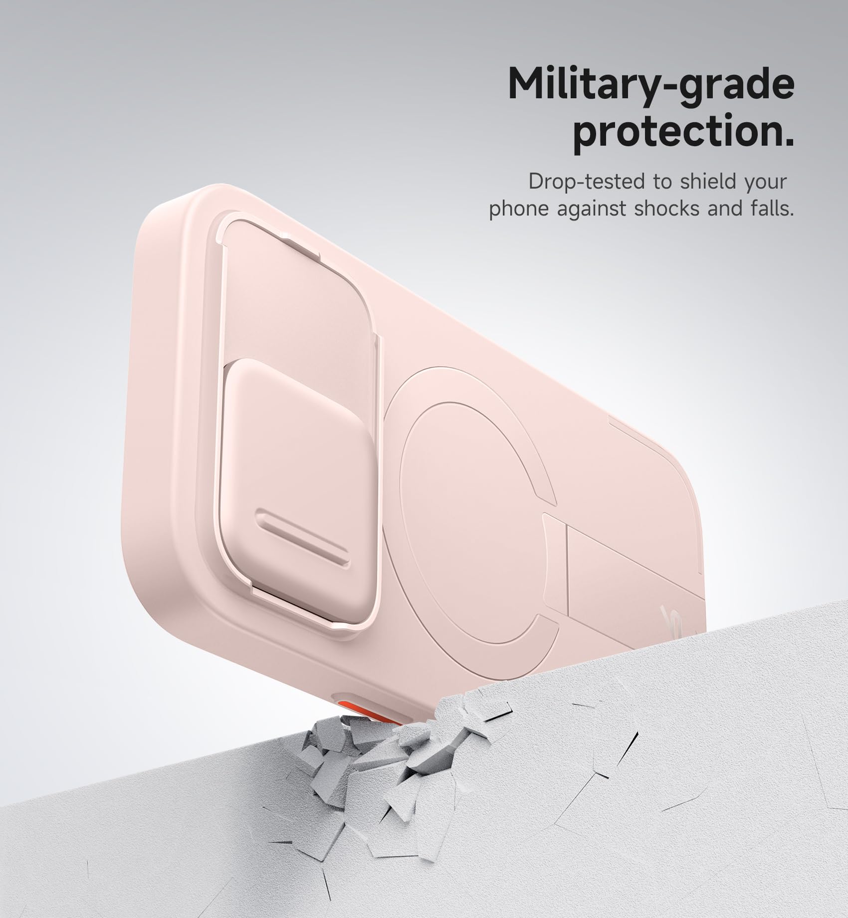 Foto 7 pulgar | Funda Suritch Para Iphone 16 Pro Con Cámara Deslizante, Color Rosa - Venta Internacional.