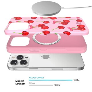 Foto 3 | Funda De Teléfono Velvet Caviar Para Iphone 15 Pro Max Cherry Bows - Venta Internacional.