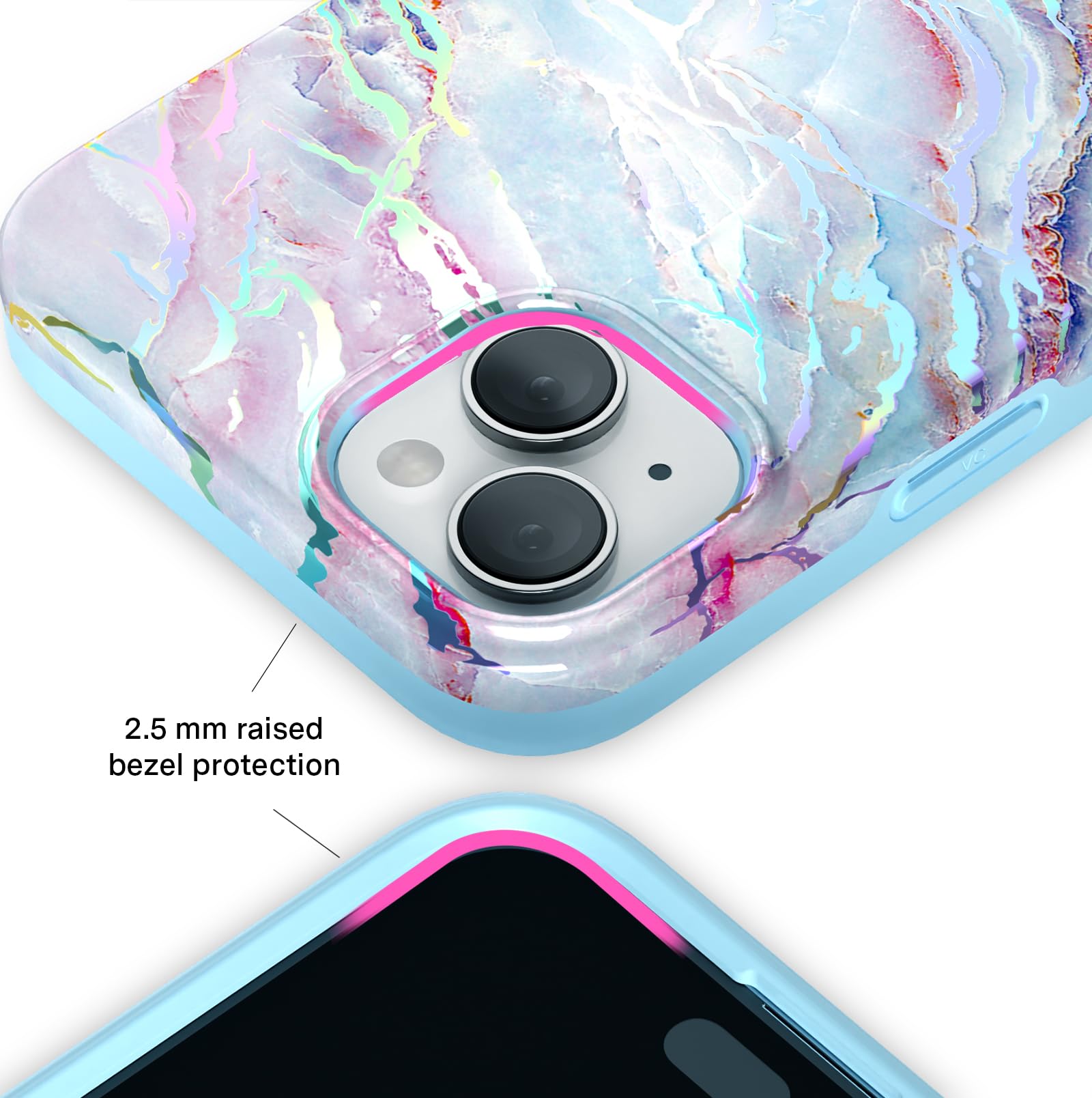 Foto 5 pulgar | Funda De Teléfono Velvet Caviar Compatible Con Iphone 15 Para Mujer - Venta Internacional.