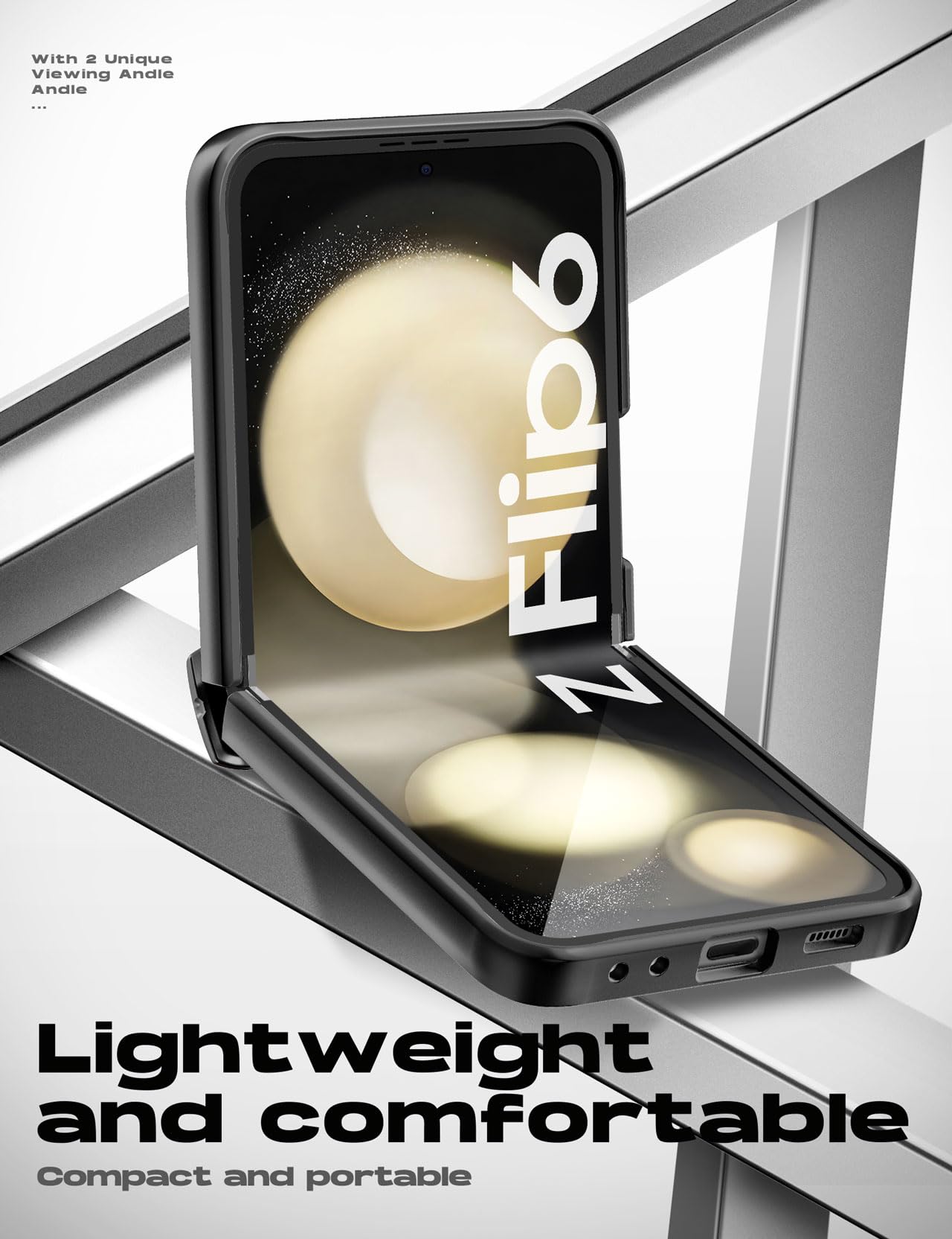 Foto 5 | Funda De Teléfono I-blason Journey Con Soporte Para Samsung Galaxy Z Flip 6 - Venta Internacional.