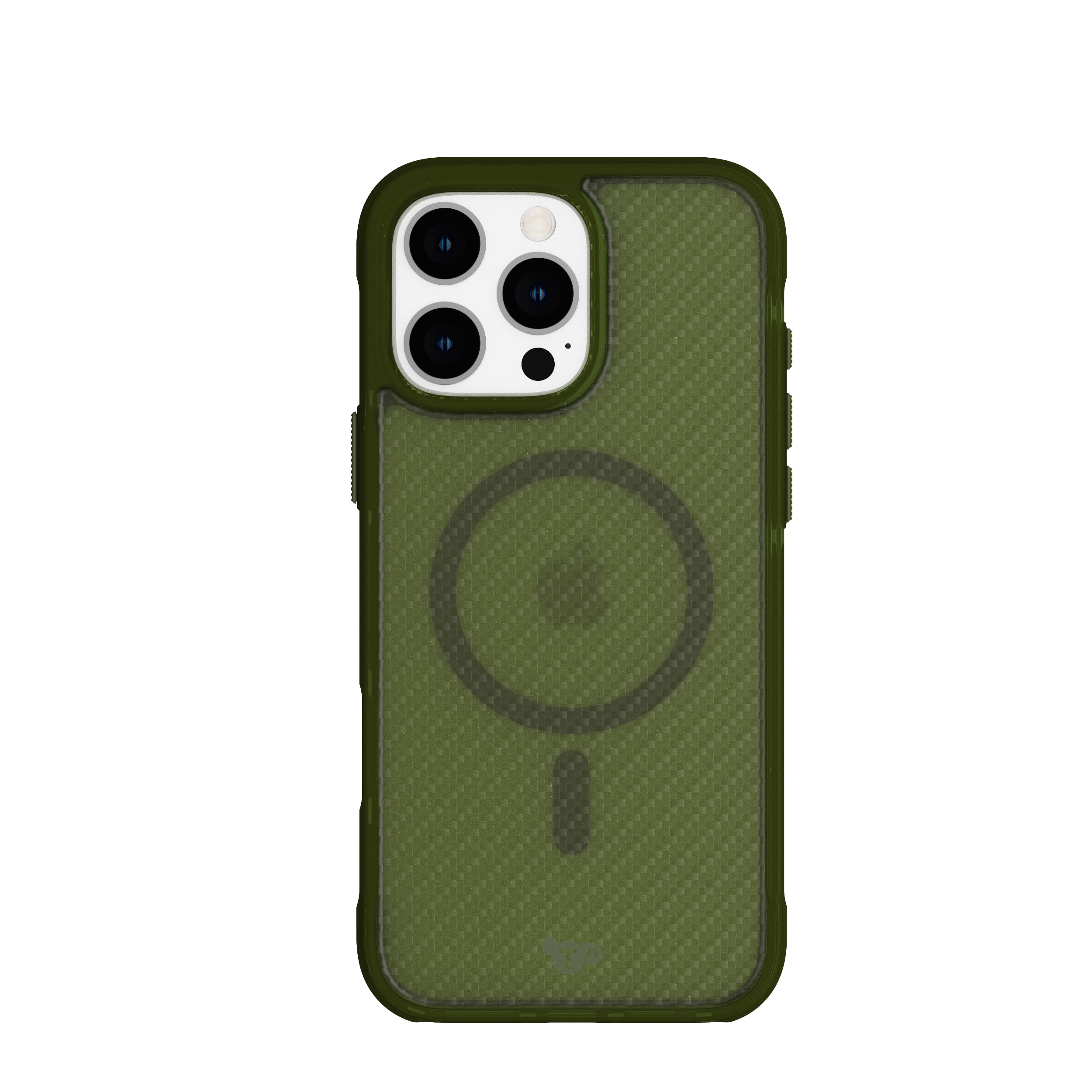 Funda Tech21 Evoarmor Para Iphone 16 Pro Max Con Magsafe, Color Verde - Venta Internacional.