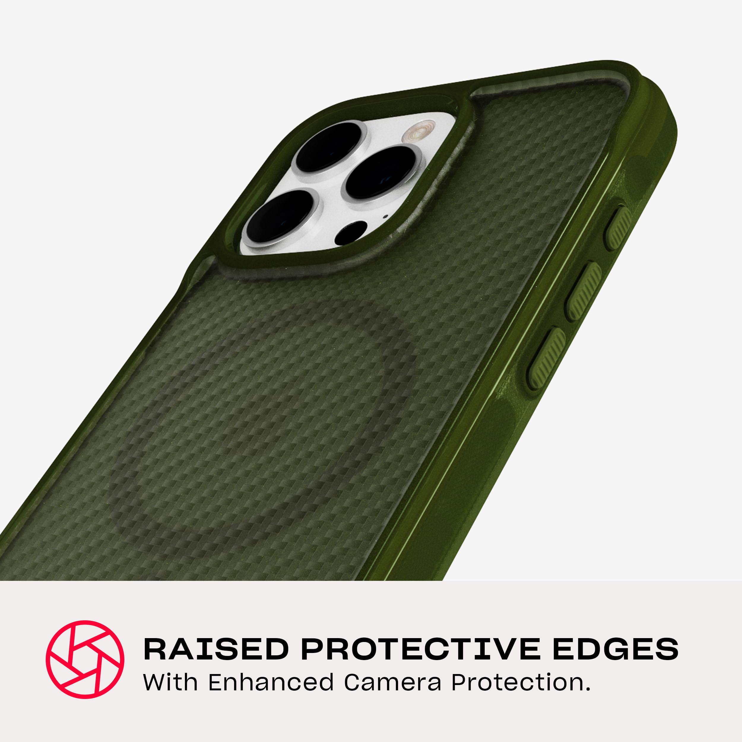 Foto 6 pulgar | Funda Tech21 Evoarmor Para Iphone 16 Pro Max Con Magsafe, Color Verde - Venta Internacional.
