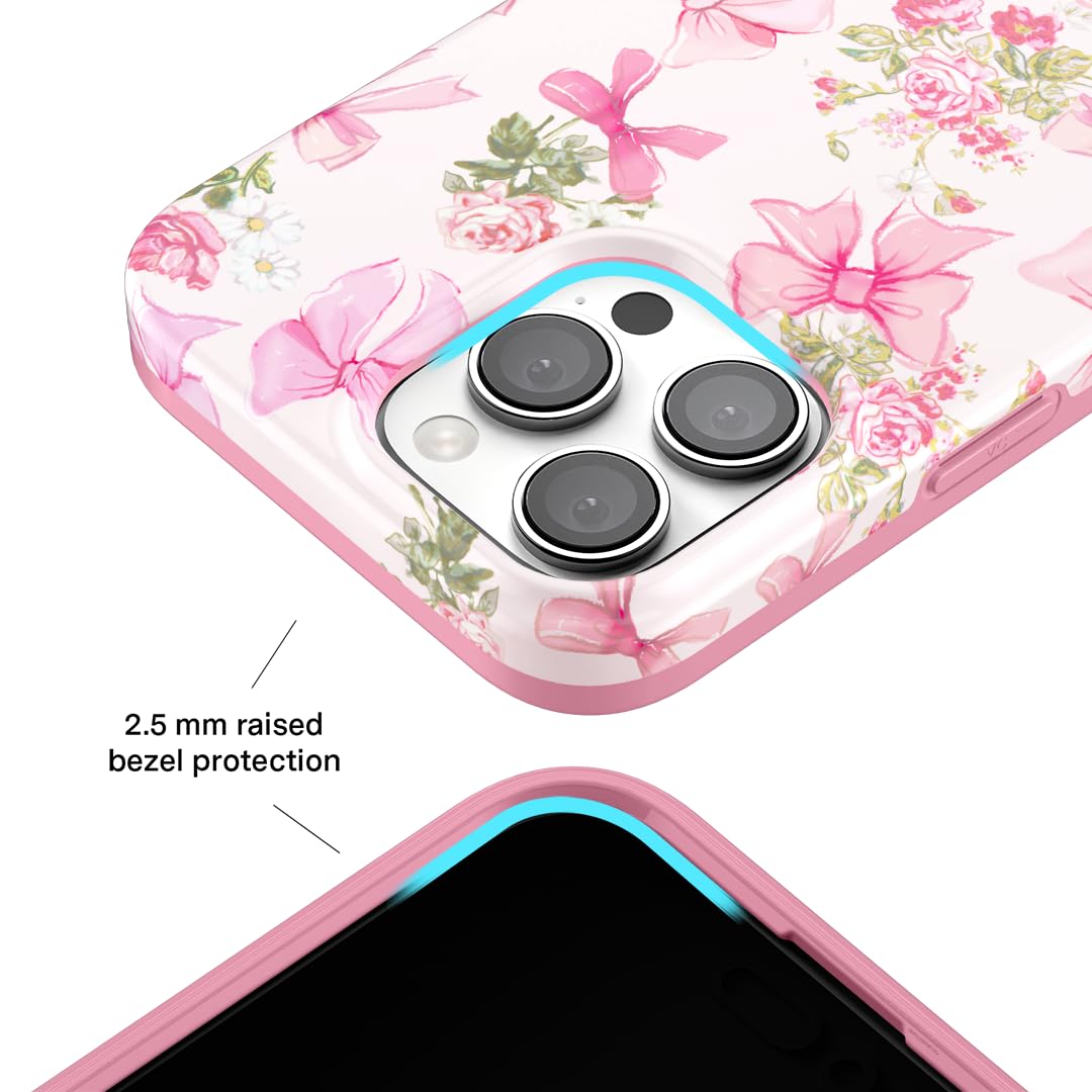 Foto 5 pulgar | Funda De Teléfono Velvet Caviar Para Iphone 16 Pro Max Coquette Bow - Venta Internacional.