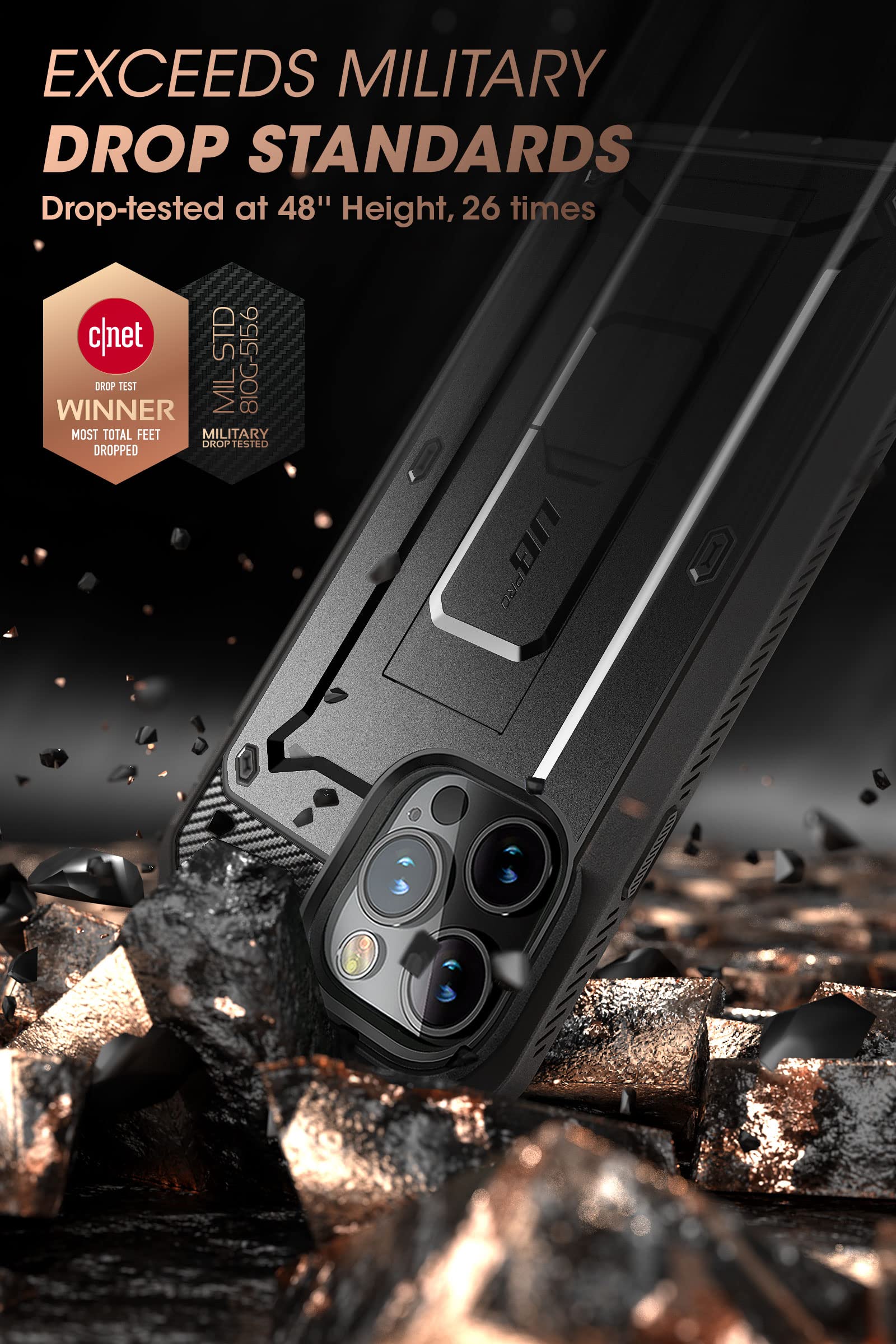 Foto 4 pulgar | Funda Para Teléfono Supcase Unicorn Beetle Pro Iphone 14 Pro 6.1 - Venta Internacional.