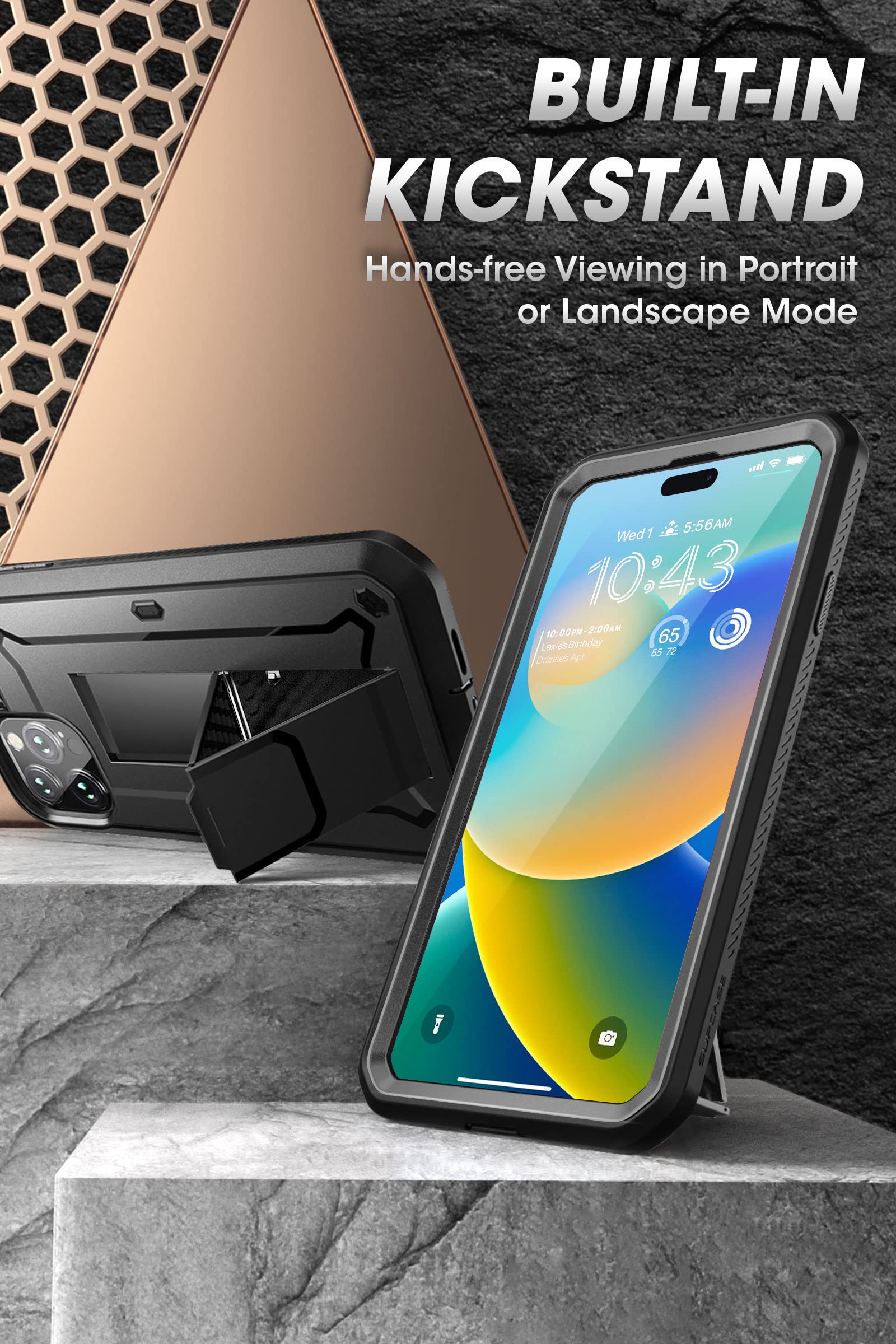 Foto 5 pulgar | Funda Para Teléfono Supcase Unicorn Beetle Pro Iphone 14 Pro 6.1 - Venta Internacional.