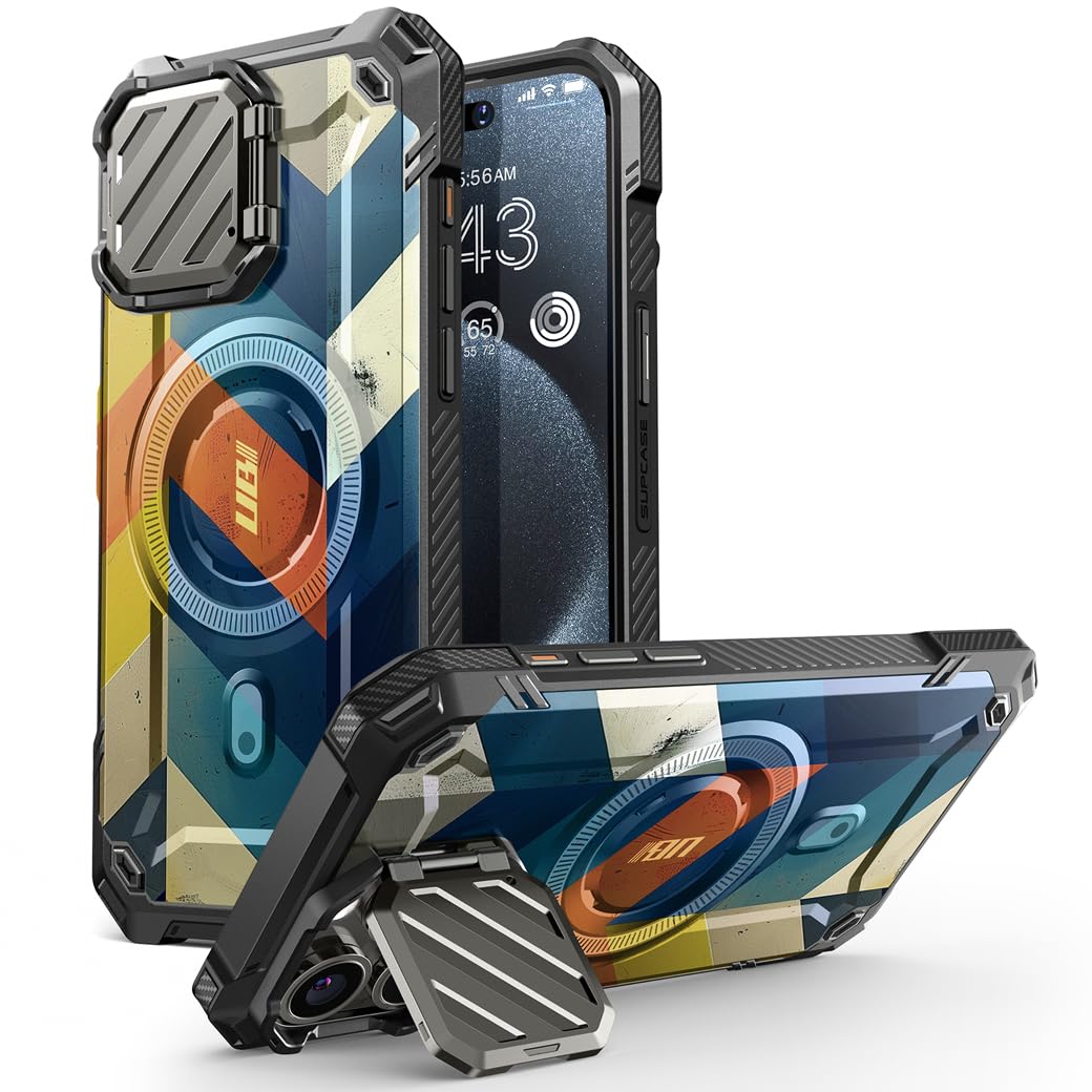 Foto 2 pulgar | Funda De Teléfono Supcase Ubmag Xt Para Iphone 15 Pro Max Con Soporte - Venta Internacional.
