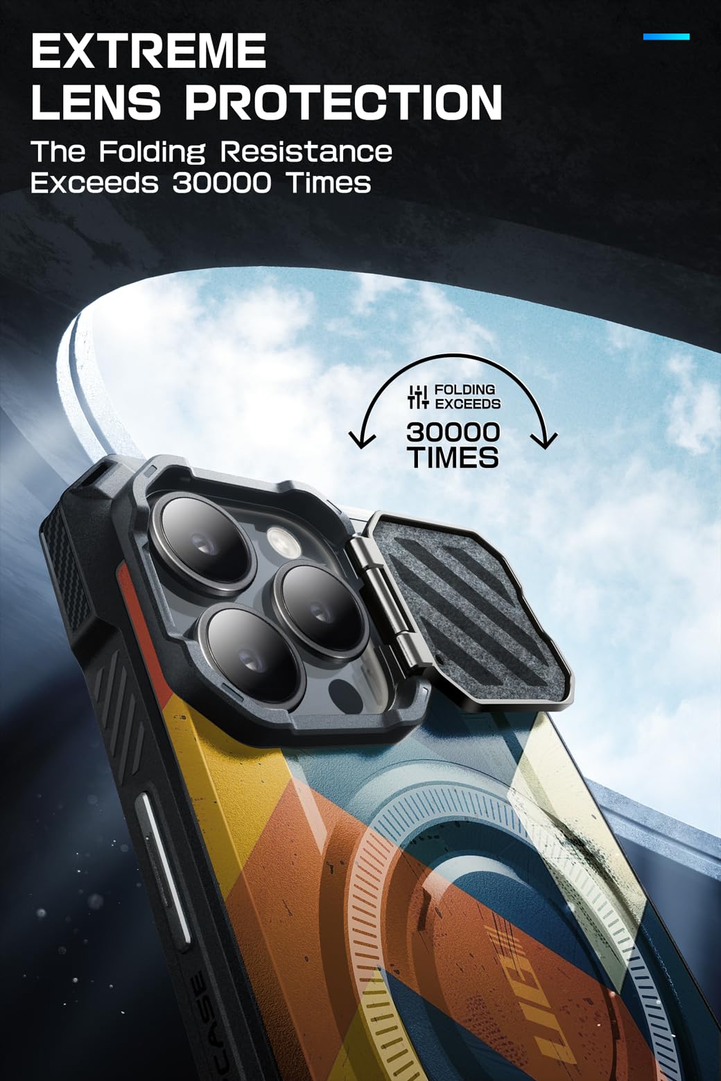 Foto 4 pulgar | Funda De Teléfono Supcase Ubmag Xt Para Iphone 15 Pro Max Con Soporte - Venta Internacional.