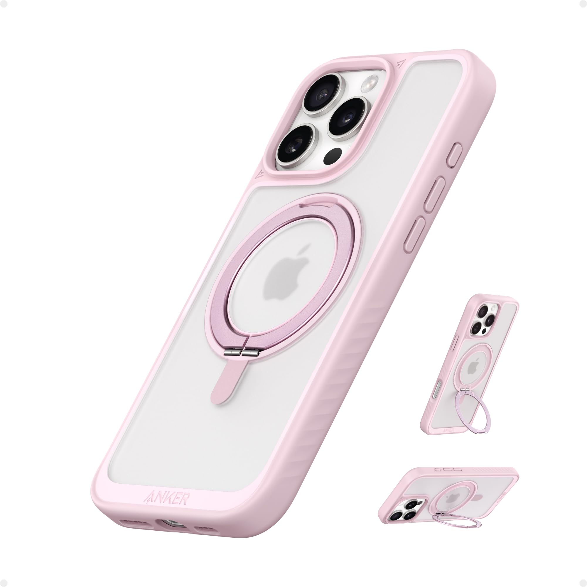 Foto 2 pulgar | Funda Anker Ultra Magnetic Con Soporte Anular De 360° Para Iphone 16 Pro Max - Venta Internacional.