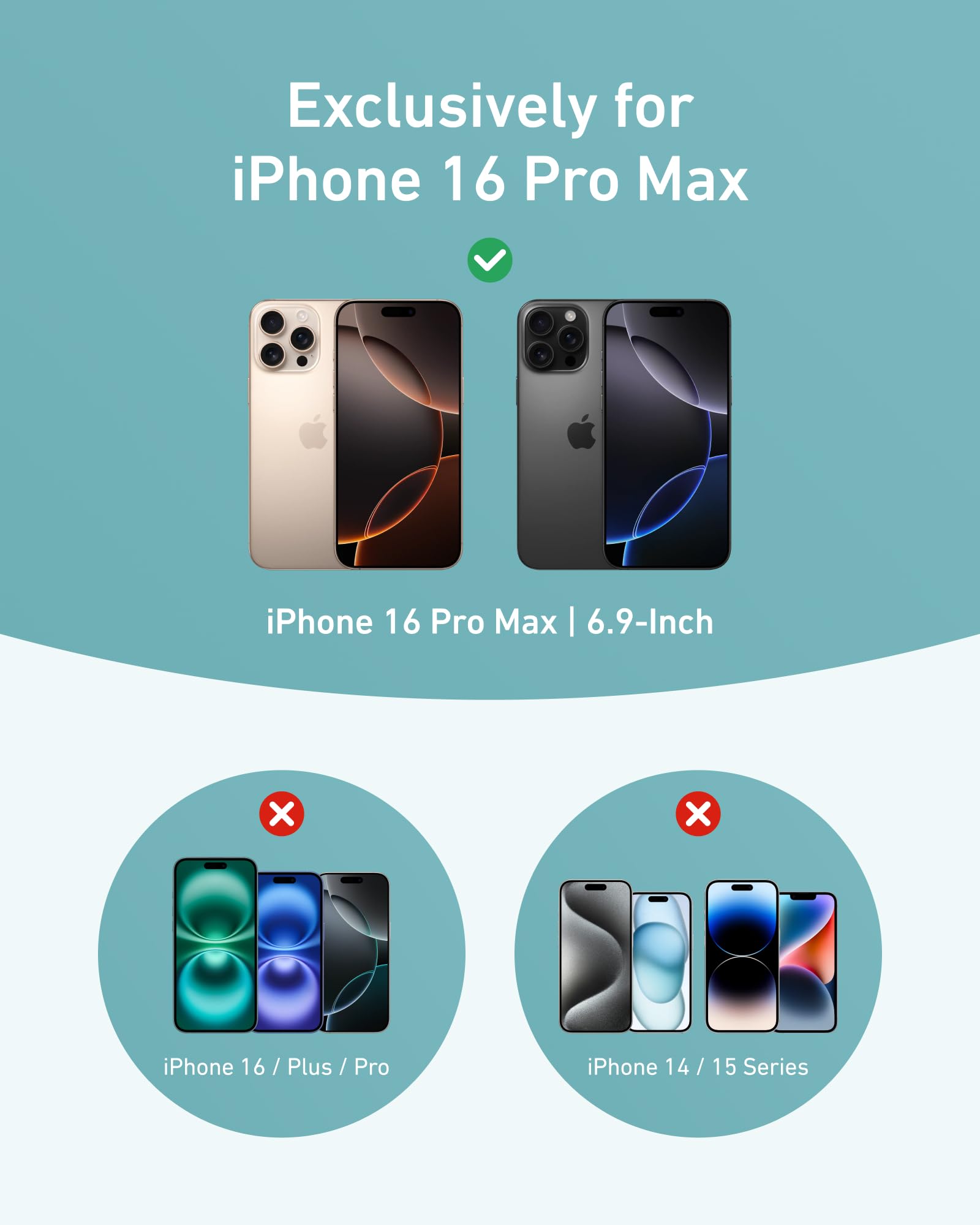 Foto 8 pulgar | Funda Anker Ultra Magnetic Con Soporte Anular De 360° Para Iphone 16 Pro Max - Venta Internacional.