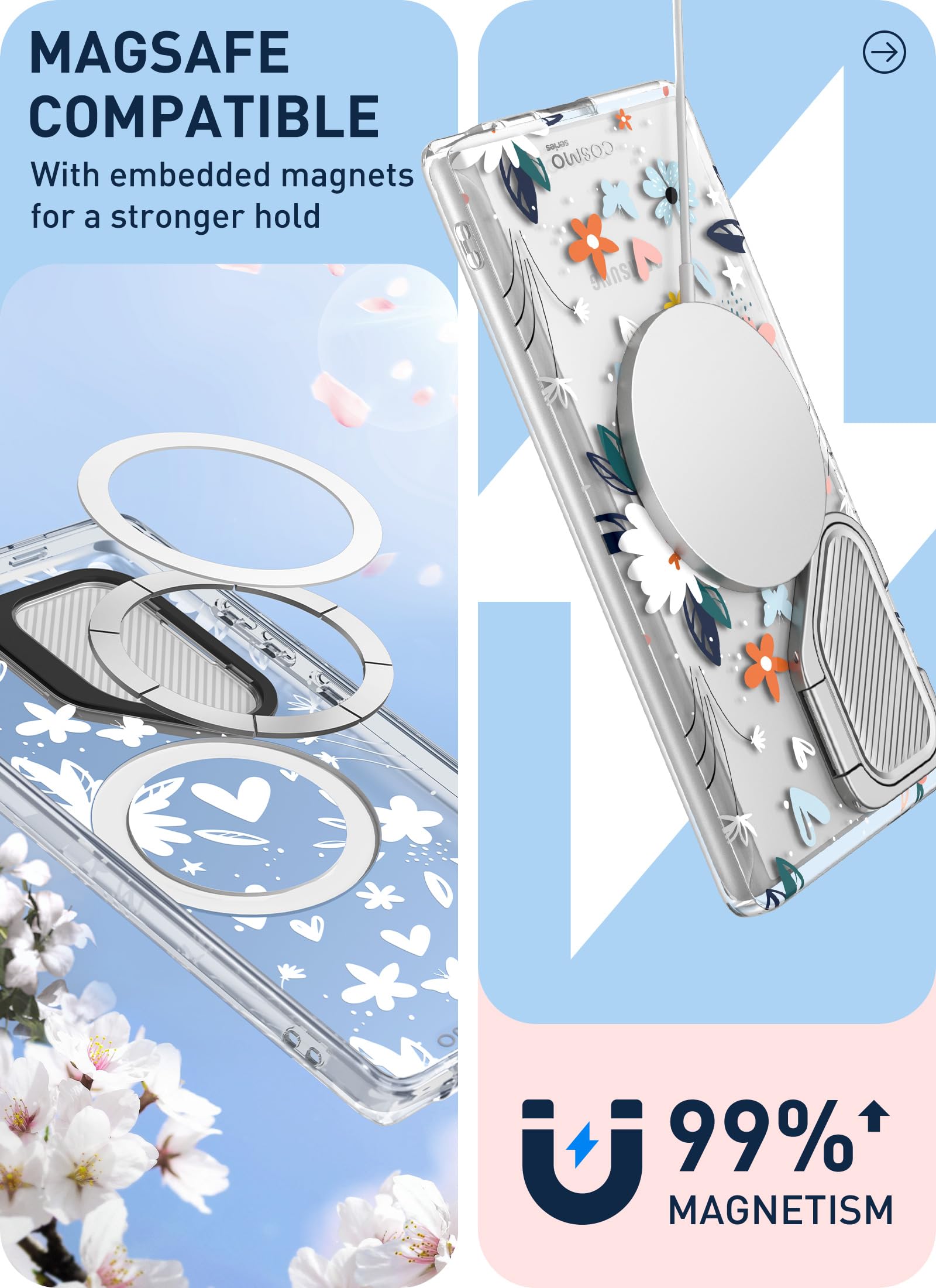 Foto 4 | Funda I-blason Cosmo Para Samsung Galaxy S24 Ultra Con Soporte - Venta Internacional.