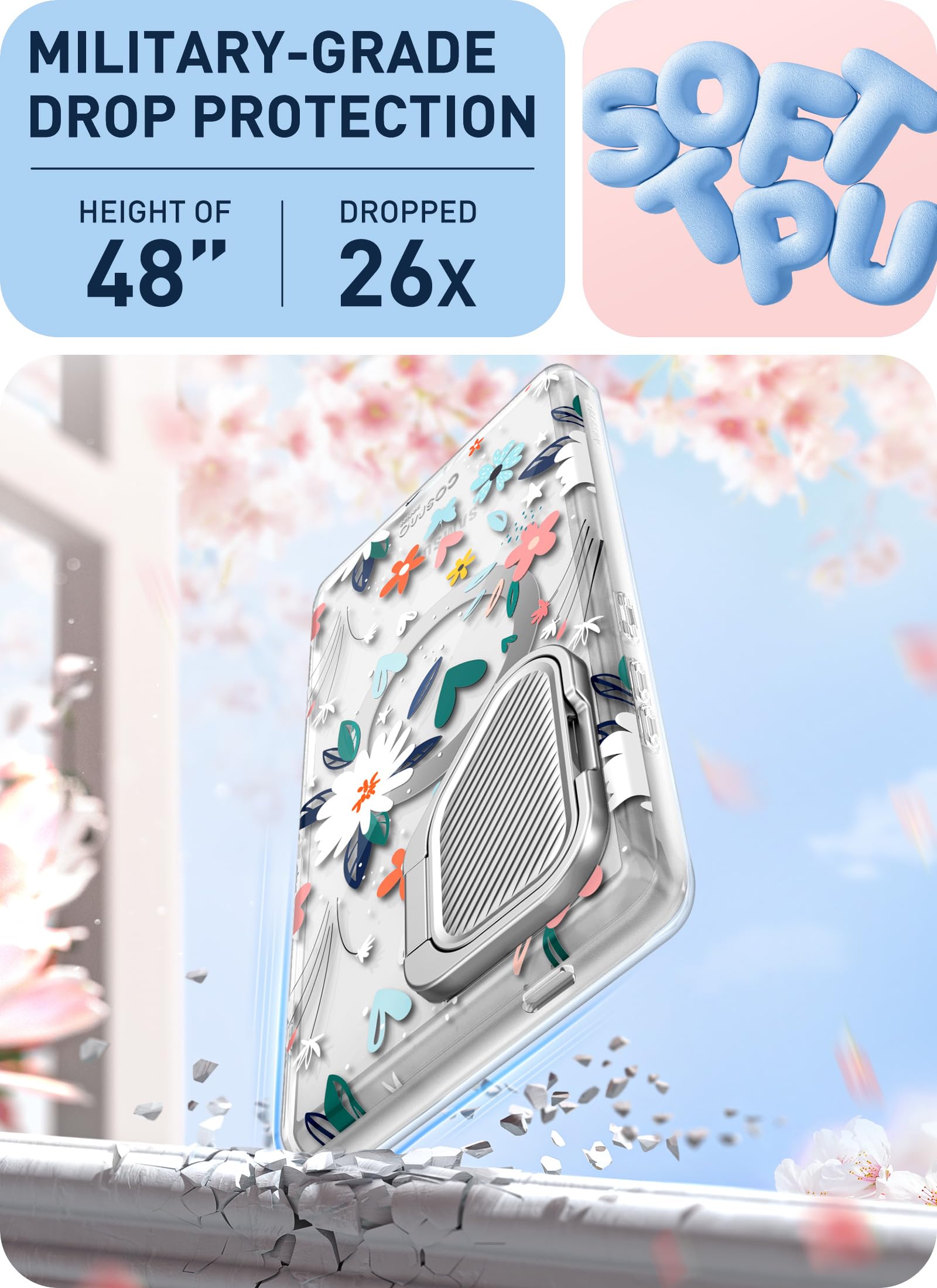Foto 5 | Funda I-blason Cosmo Para Samsung Galaxy S24 Ultra Con Soporte - Venta Internacional.
