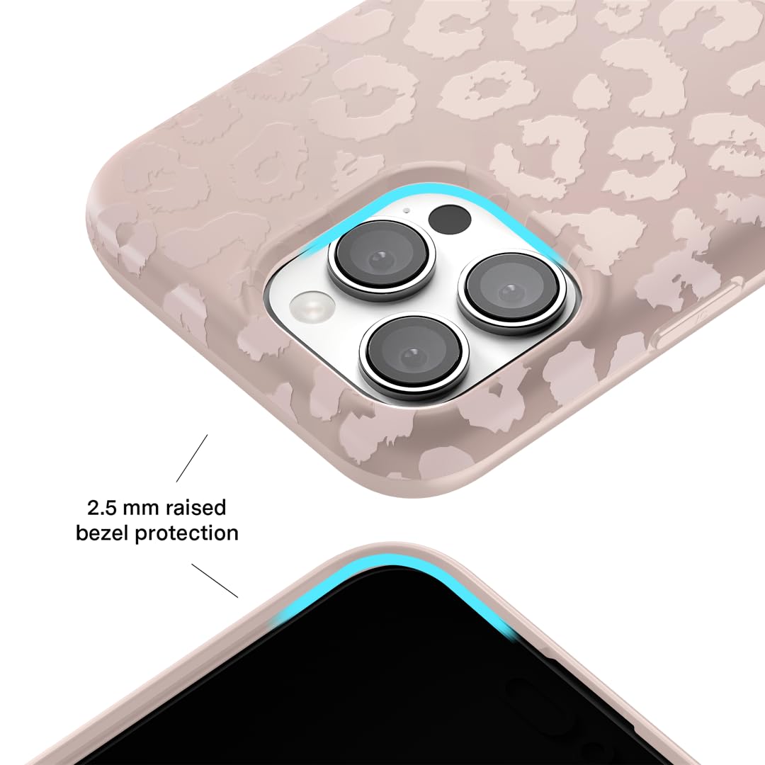 Foto 5 pulgar | Funda De Teléfono Velvet Caviar Nude Leopard Cheetah Para Iphone 16 Pro - Venta Internacional.