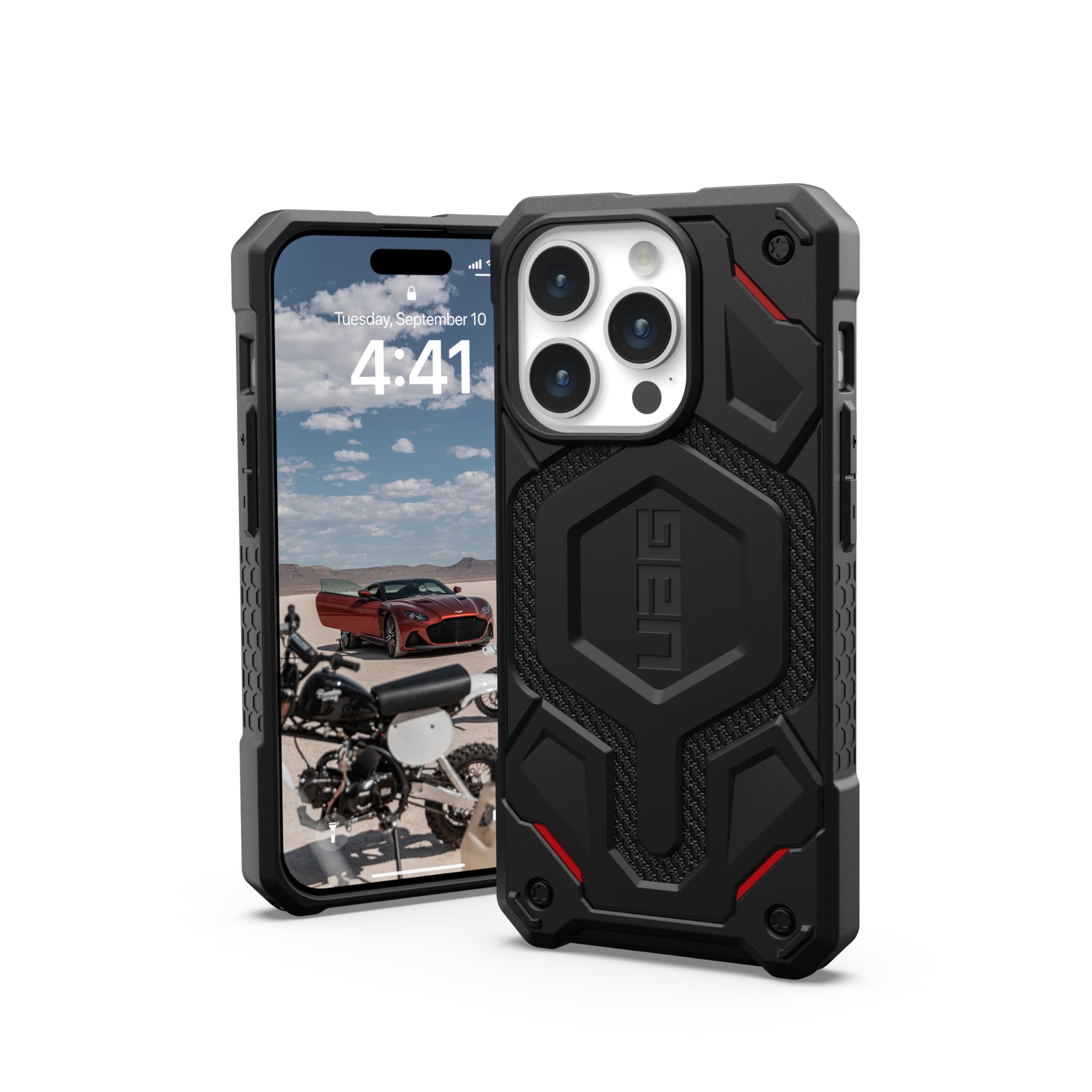 Foto 2 pulgar | Funda Urban Armor Gear Uag Monarch Pro Kevlar Para Iphone 15 Pro - Venta Internacional.