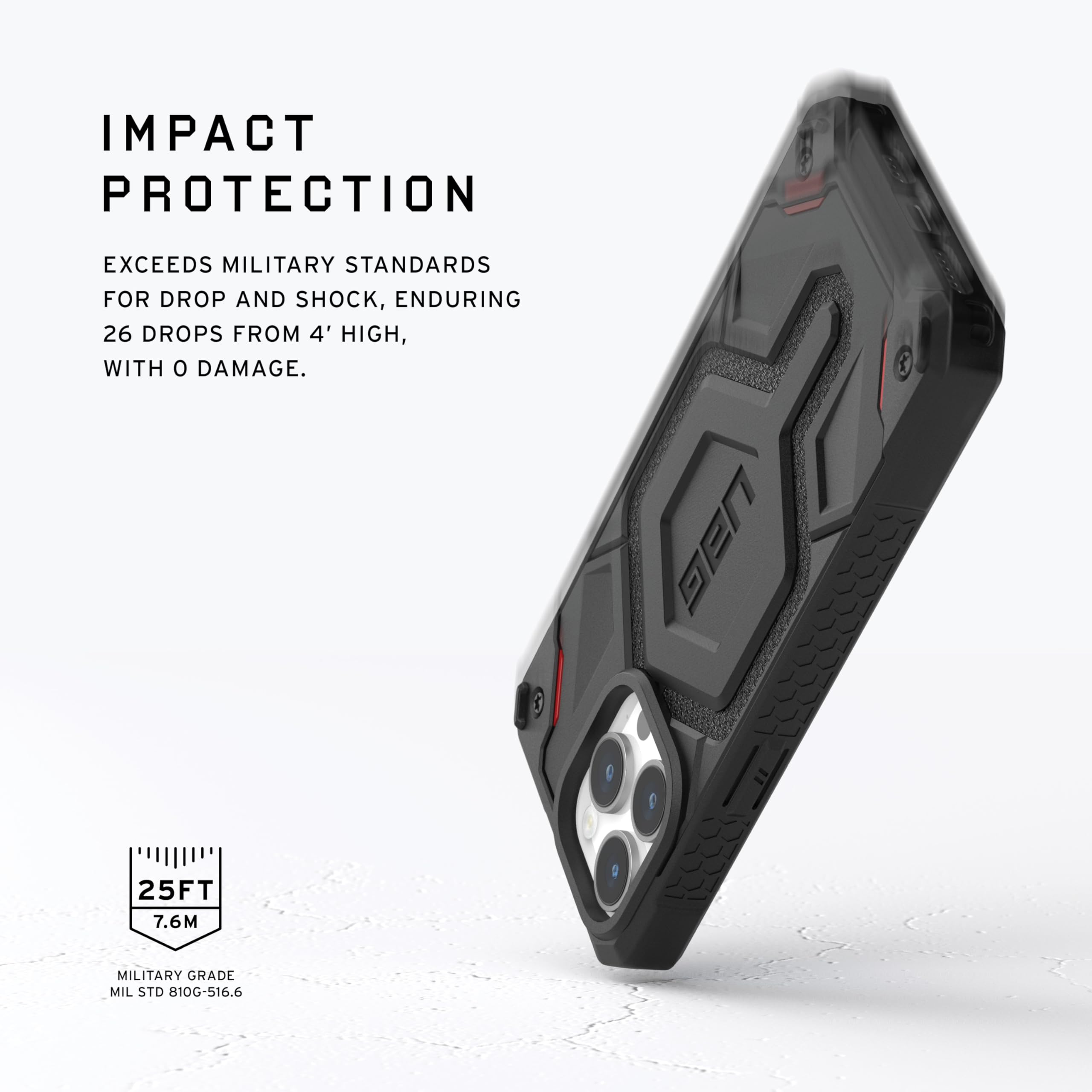 Foto 4 pulgar | Funda Urban Armor Gear Uag Monarch Pro Kevlar Para Iphone 15 Pro - Venta Internacional.