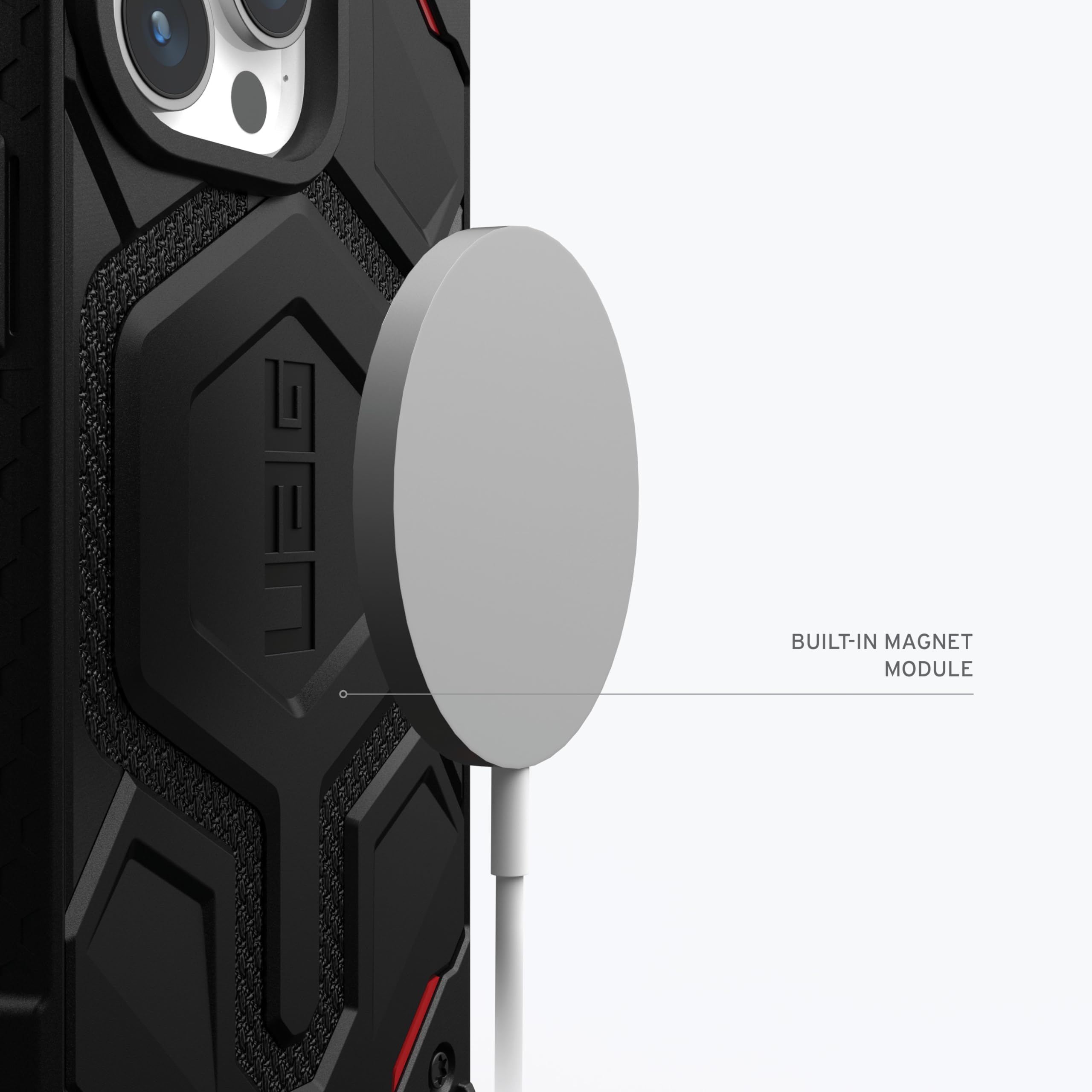 Foto 5 pulgar | Funda Urban Armor Gear Uag Monarch Pro Kevlar Para Iphone 15 Pro - Venta Internacional.