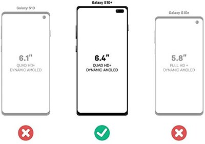 Foto 7 | Funda Otterbox Symmetry Series Para Galaxy S10+, Color Negro - Venta Internacional.