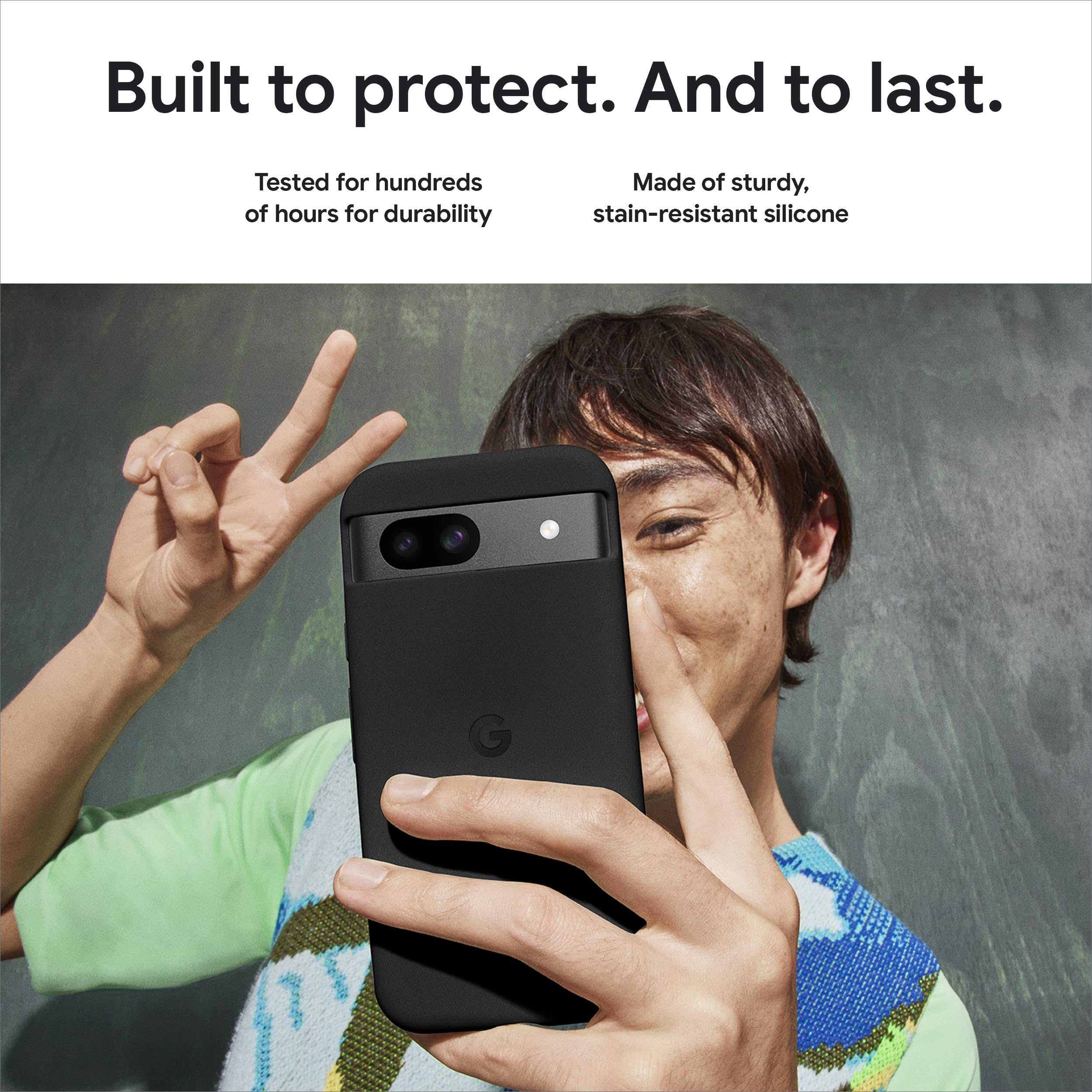 Foto 5 pulgar | Funda Para Teléfono Google Pixel 8a De Porcelana De Silicona Resistente A Las Manchas - Venta Internacional.