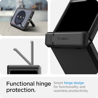 Foto 5 | Funda Spigen Tough Armor Pro Con Protección De Bisagra Para El Galaxy Z Flip 5 (2023), Color Negro - Venta Internacion