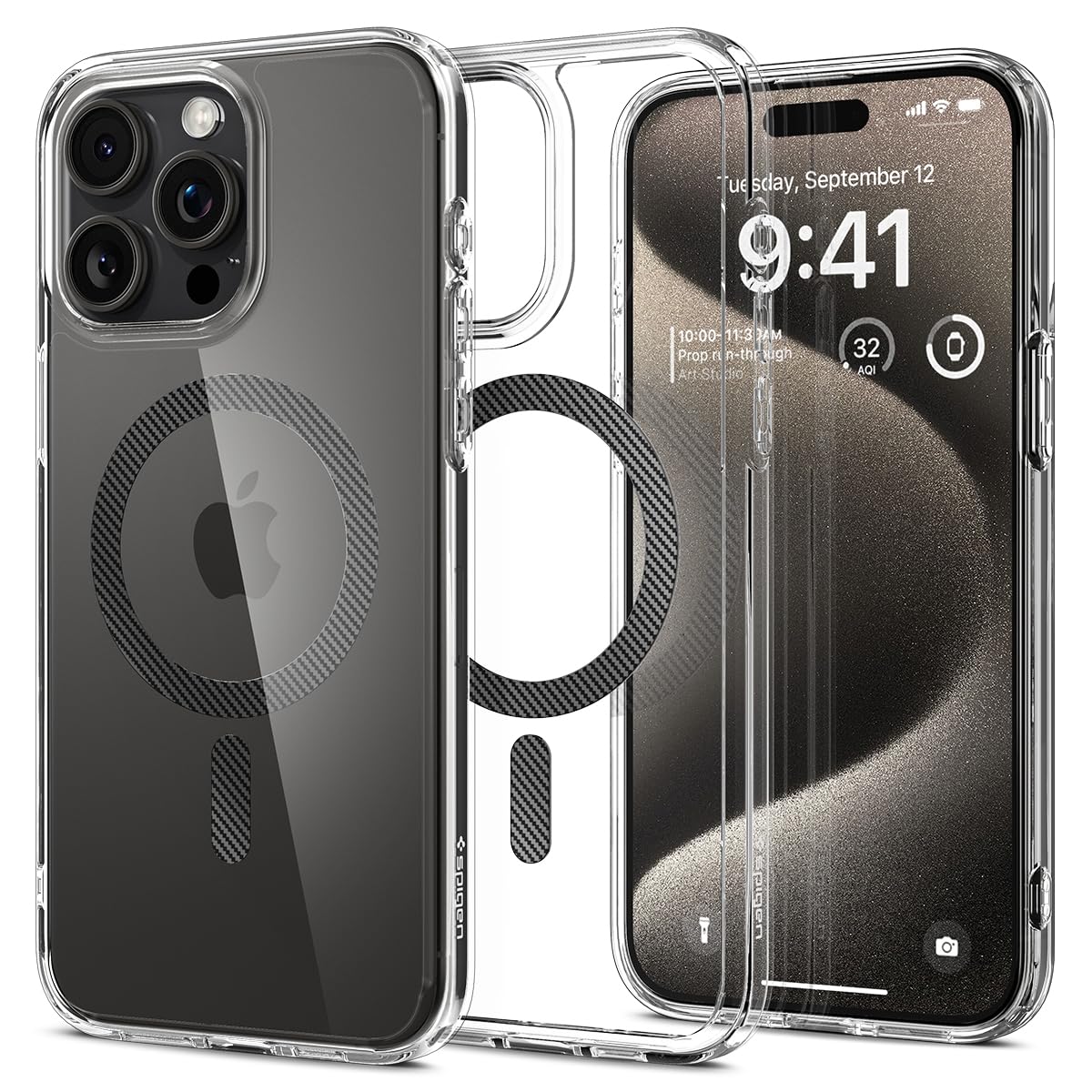 Foto 2 pulgar | Funda Para Teléfono Spigen Ultra Hybrid Magfit Iphone 15 Pro Max - Venta Internacional.