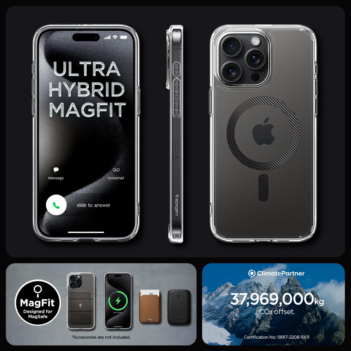 Foto 8 pulgar | Funda Para Teléfono Spigen Ultra Hybrid Magfit Iphone 15 Pro Max - Venta Internacional.