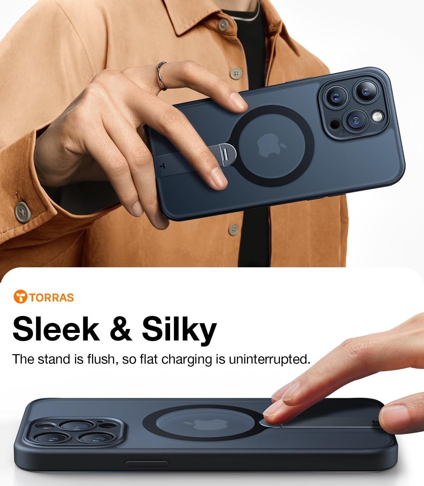 Foto 7 pulgar | Funda Para Teléfono Torras Magnetic Con Soporte Giratorio De 360° Para Iphone 14 Pro - Venta Internacional.