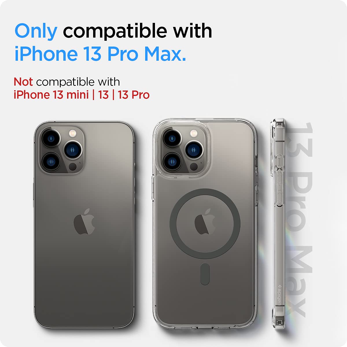 Foto 3 pulgar | Funda De Teléfono Spigen Ultra Hybrid Magfit Para Iphone 13 Pro Max - Venta Internacional.