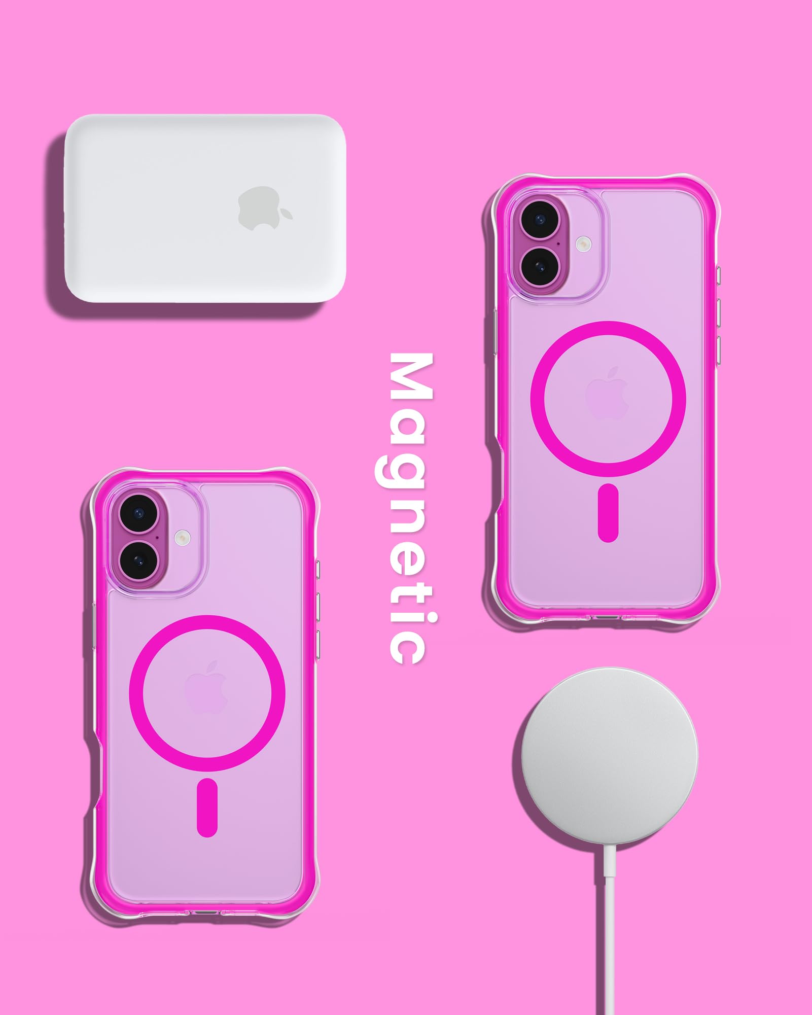 Foto 8 pulgar | Funda De Teléfono Ornarto Air Para Iphone 16 Plus Transparente Con Magsafe - Venta Internacional.