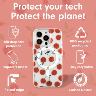 Foto 4 | Funda De Teléfono Sonix Para Iphone 16 Pro Cherry On Top Red Glitter - Venta Internacional.