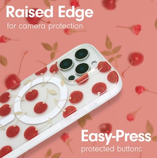 Foto 5 | Funda De Teléfono Sonix Para Iphone 16 Pro Cherry On Top Red Glitter - Venta Internacional.