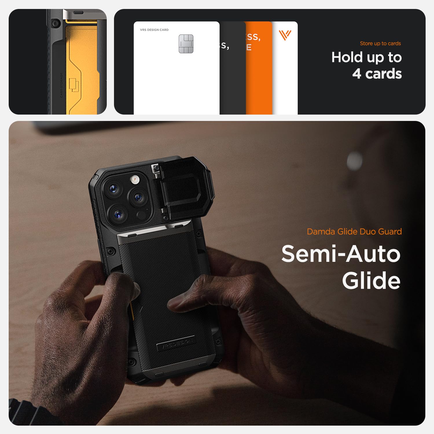Foto 3 pulgar | Funda Para Teléfono Vrs Design Damda Glide Duoguard Para Iphone 14 Pro Max - Venta Internacional.