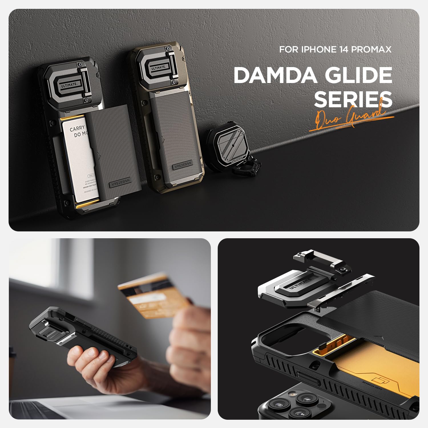 Foto 7 pulgar | Funda Para Teléfono Vrs Design Damda Glide Duoguard Para Iphone 14 Pro Max - Venta Internacional.